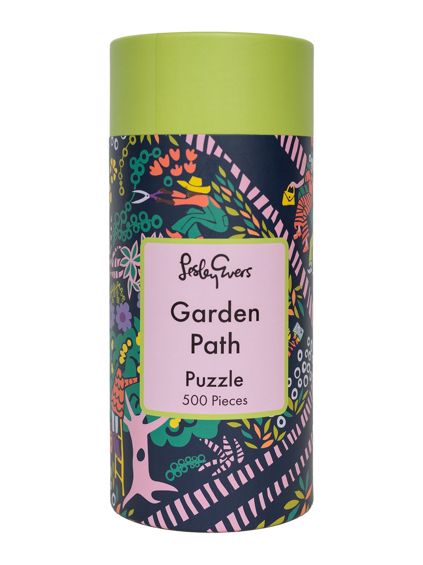 500 PIECE PUZZLE Garden Path - Lesley Evers - 500 piece puzzle - adult coloring book - coloring