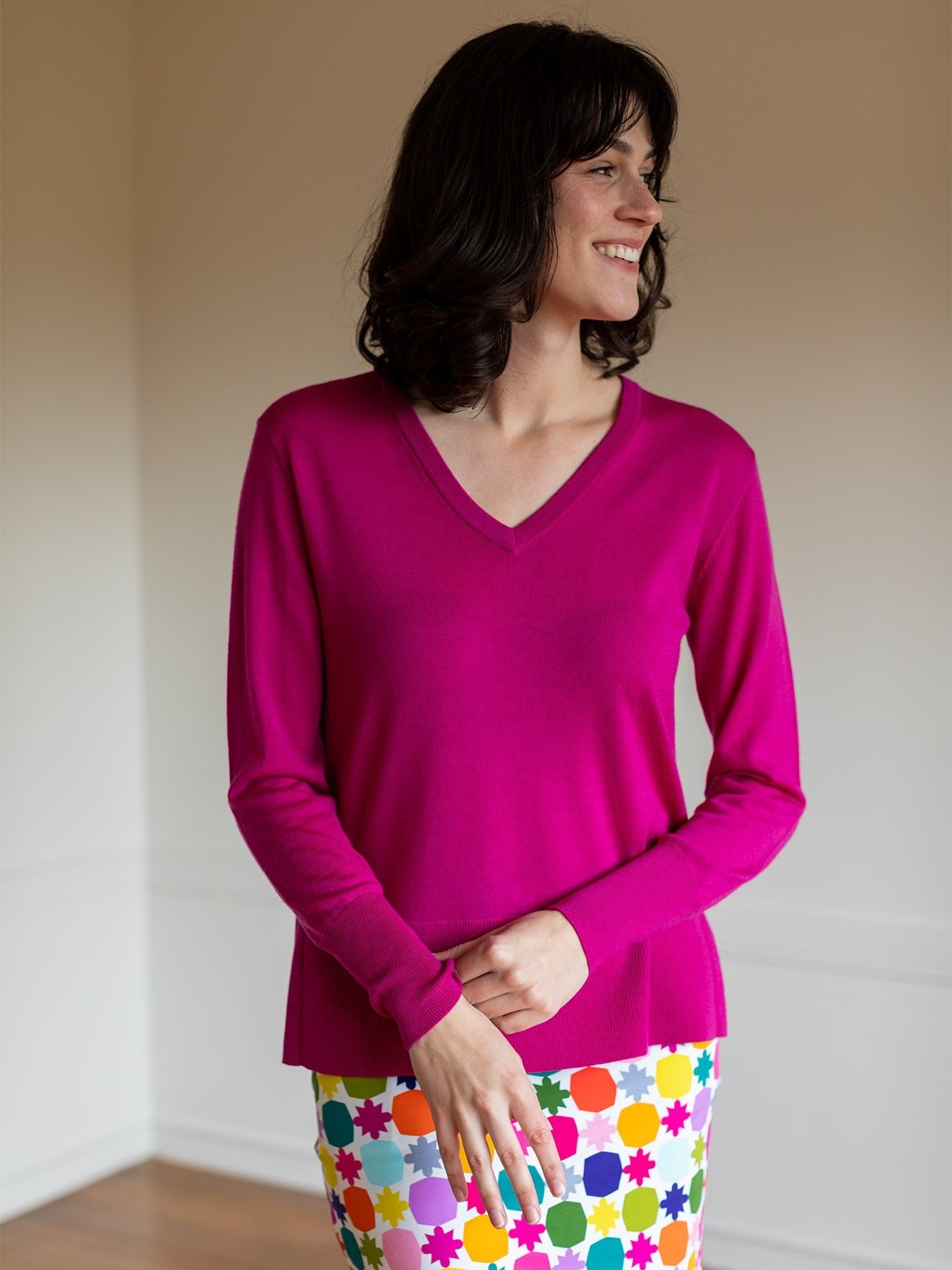 ALDINA sweater Berry - Lesley Evers - aldena - aldina - Best Seller