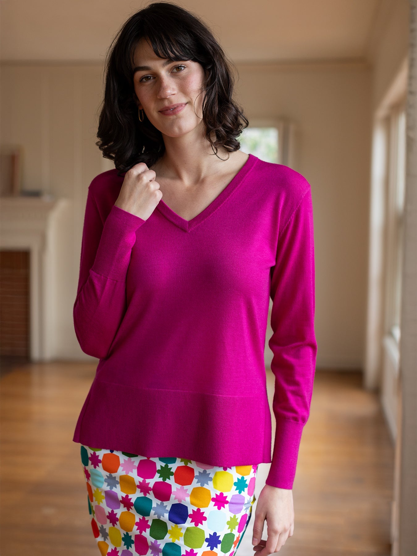 ALDINA sweater Berry - Lesley Evers - aldena - aldina - Best Seller