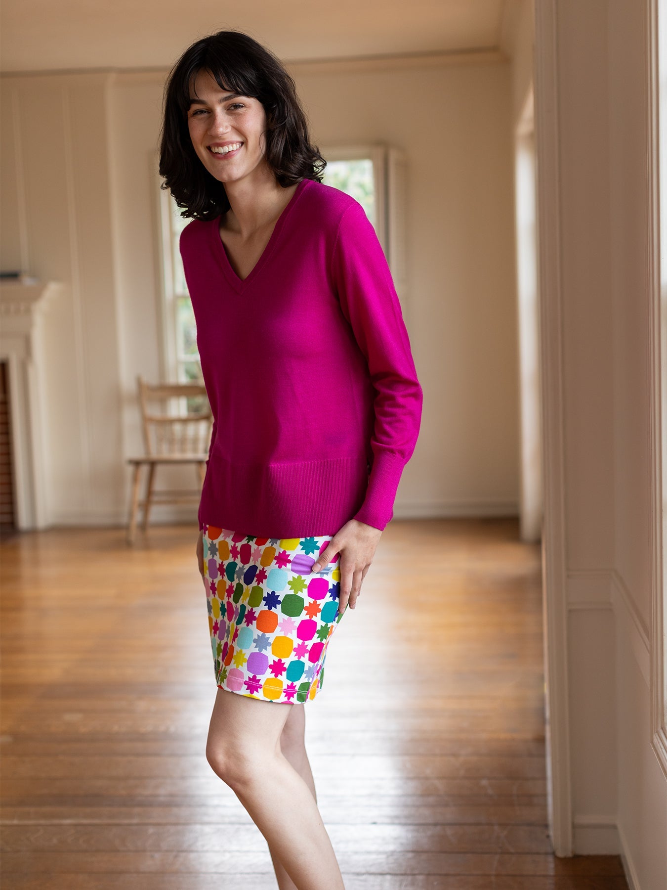 ALDINA sweater Berry - Lesley Evers - aldena - aldina - Best Seller