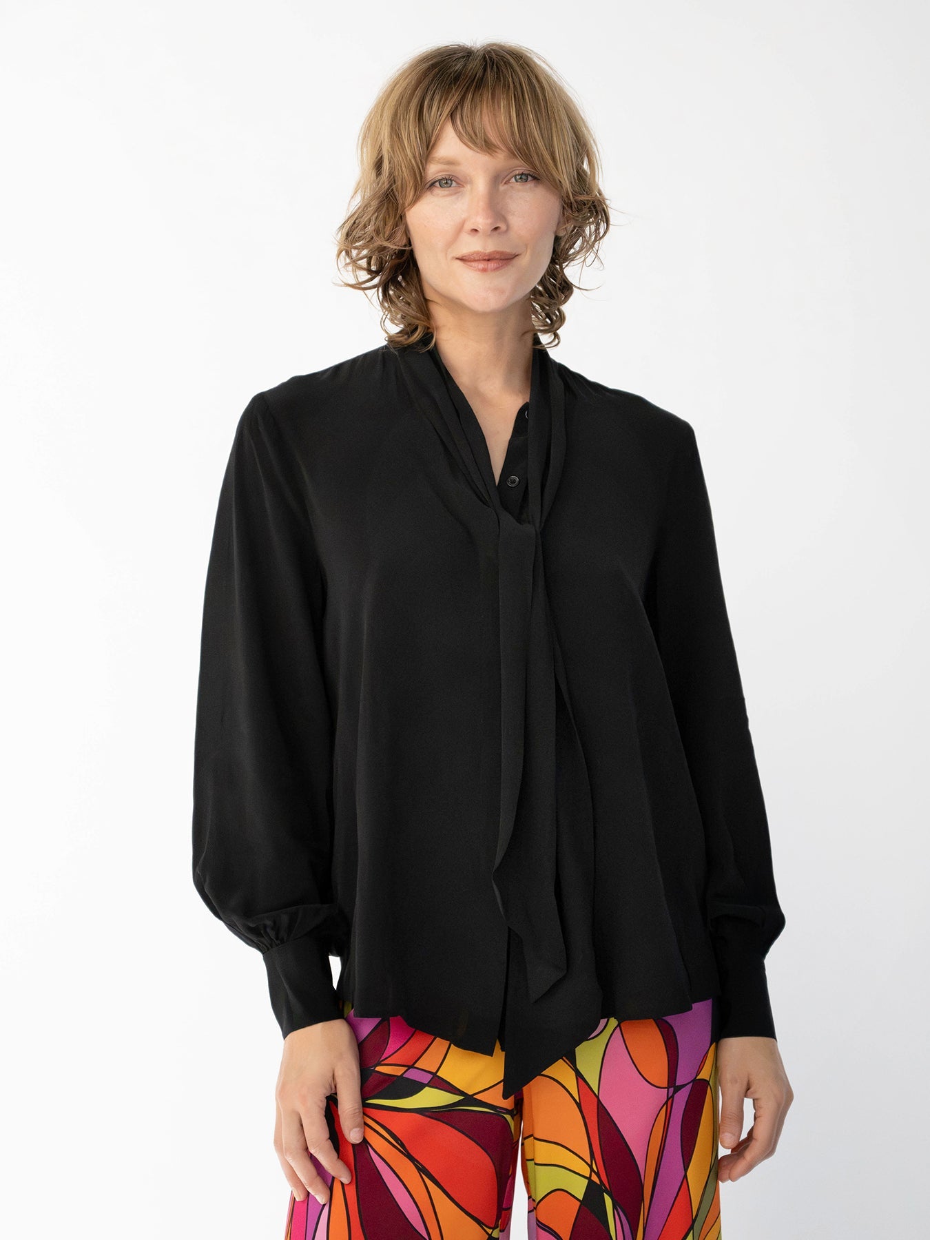 ALESSANDRA blouse Black - Lesley Evers-Black-service_blocked-Shop