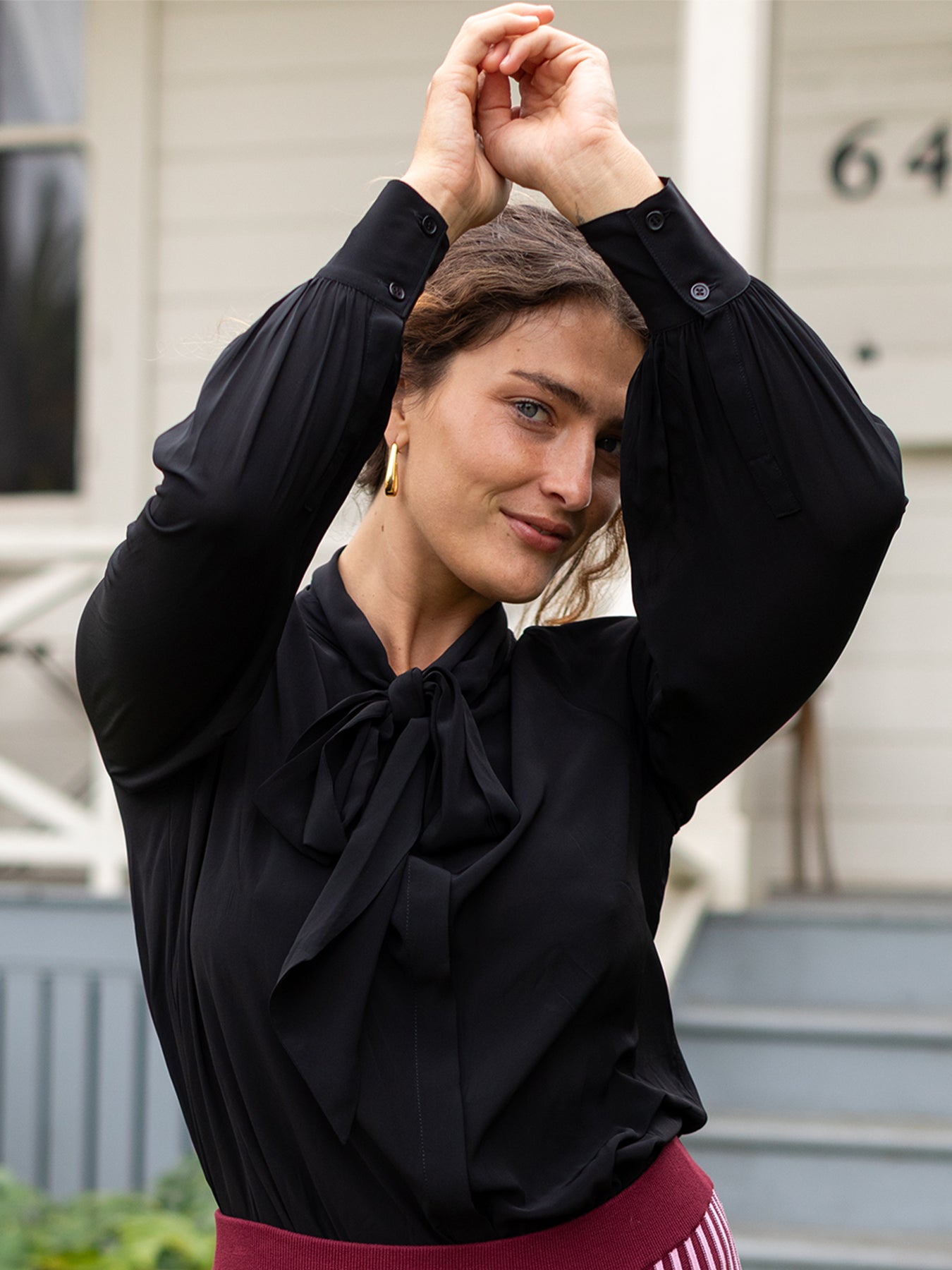 ALESSANDRA blouse Black - Lesley Evers - Black - Shop - Shop/All Products