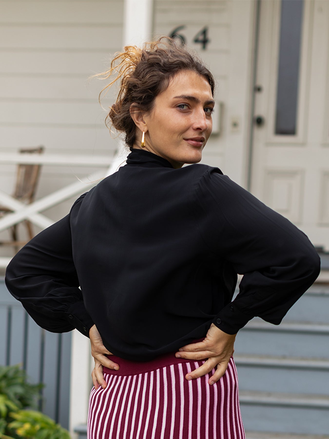 ALESSANDRA blouse Black - Lesley Evers - Black - Shop - Shop/All Products