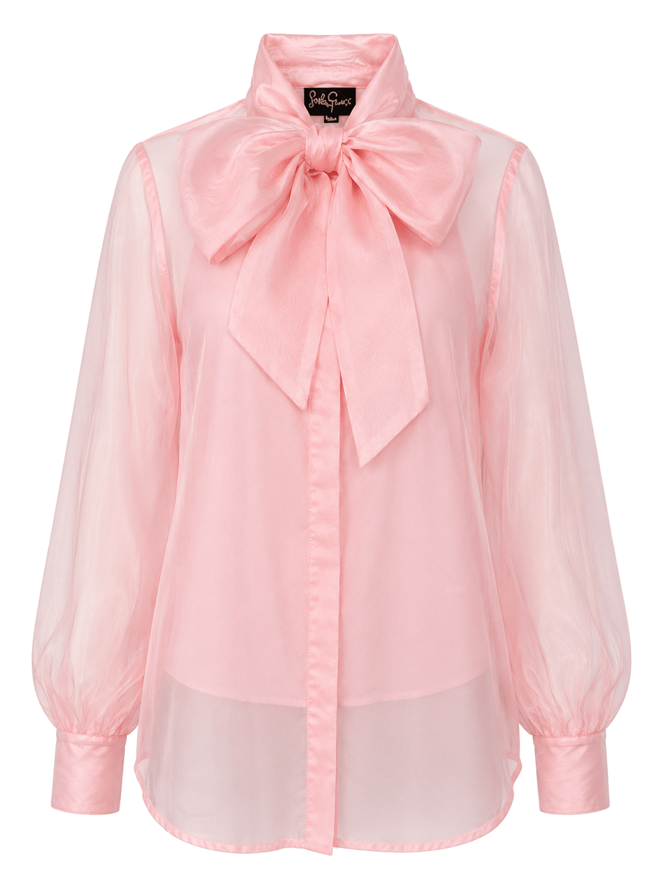 ALESSANDRA blouse Pink Organza - Lesley Evers-Black-Shop-Shop/All Products