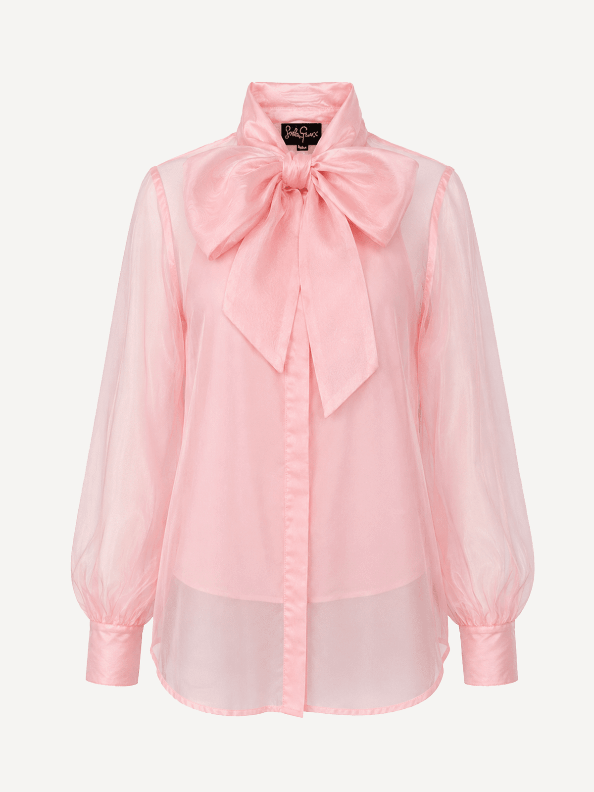 ALESSANDRA blouse Pink Organza - Lesley Evers-Black-Shop-Shop/All Products