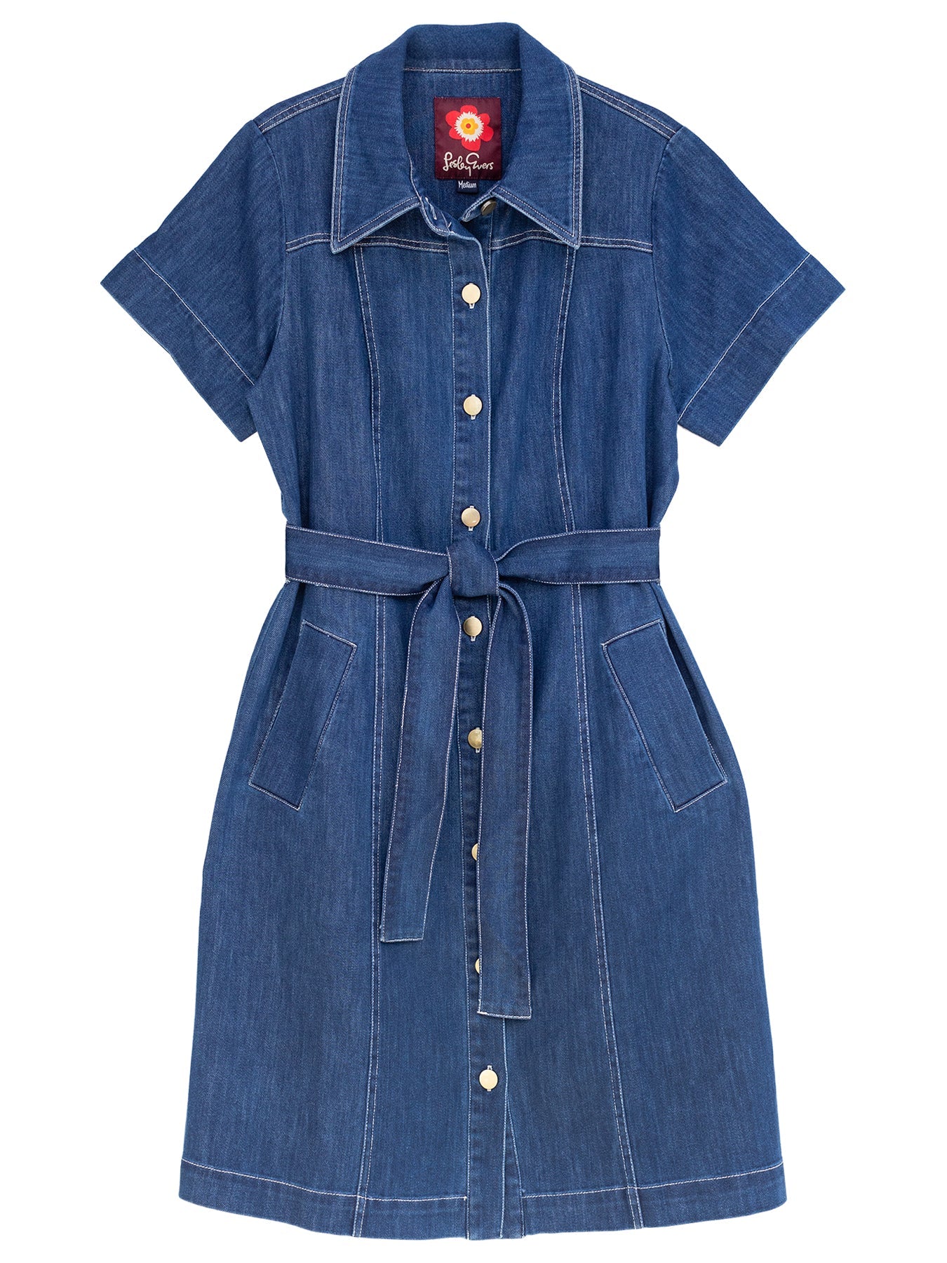 ALEXA dress Indigo Denim - Lesley Evers - denim - Dress - Shop
