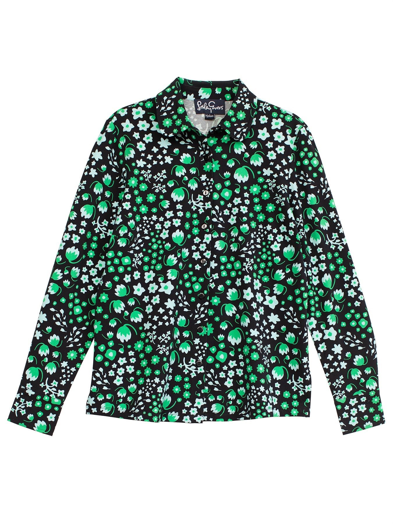 ALICE blouse Blossom Breeze Green - Lesley Evers - alice - Button Top - clothing