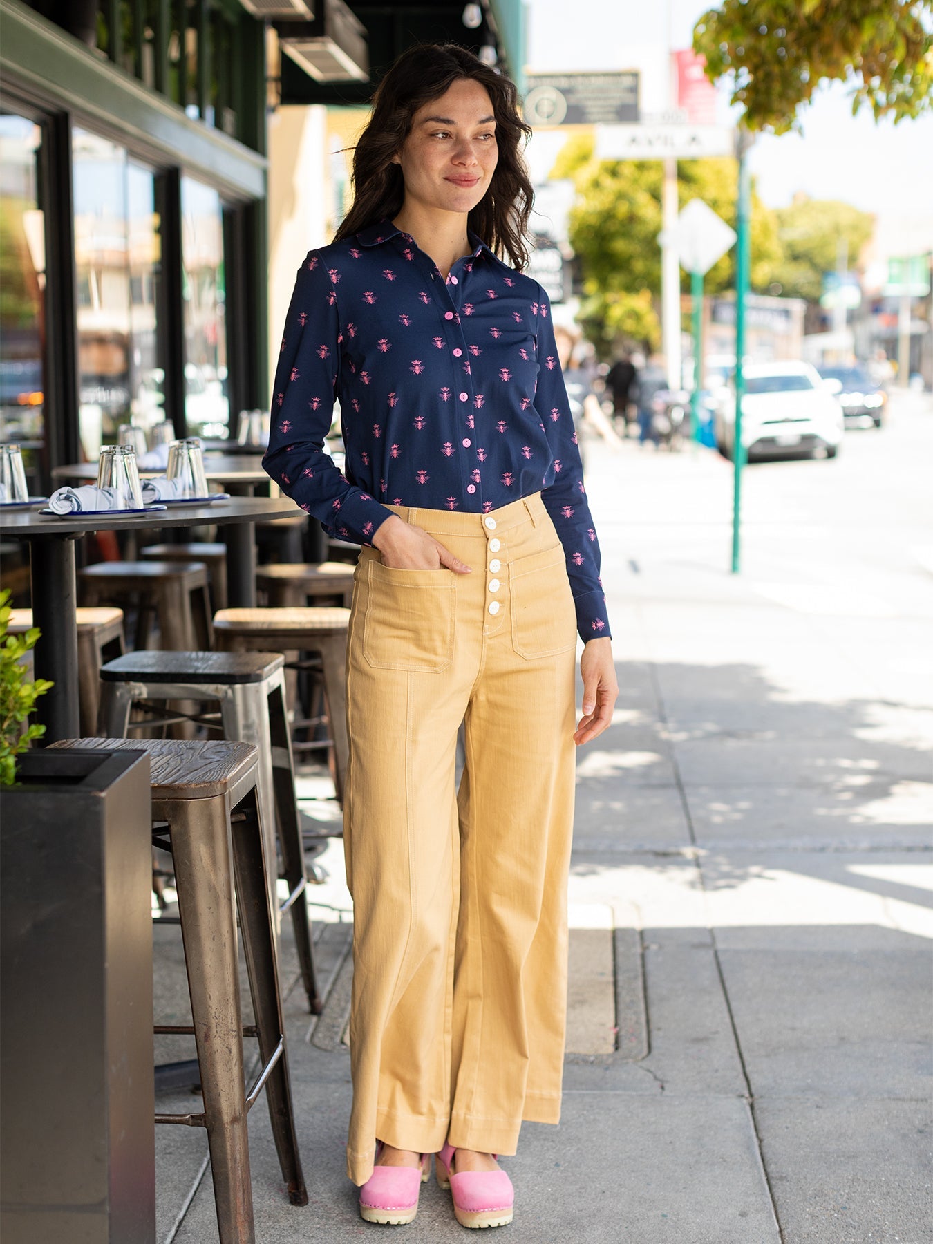 ALICE blouse Queen Bee - Lesley Evers - alice - Button Top - clothing