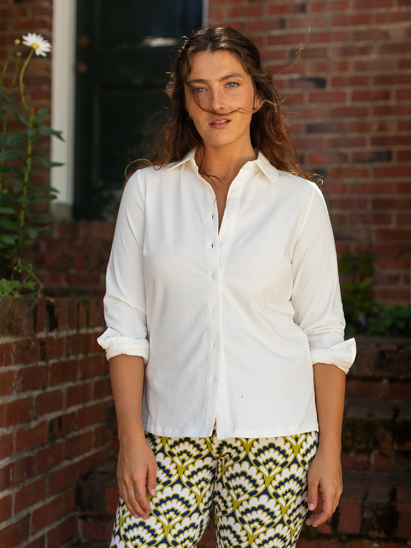 ALICE blouse White - Lesley Evers - alice - Button Top - clothing