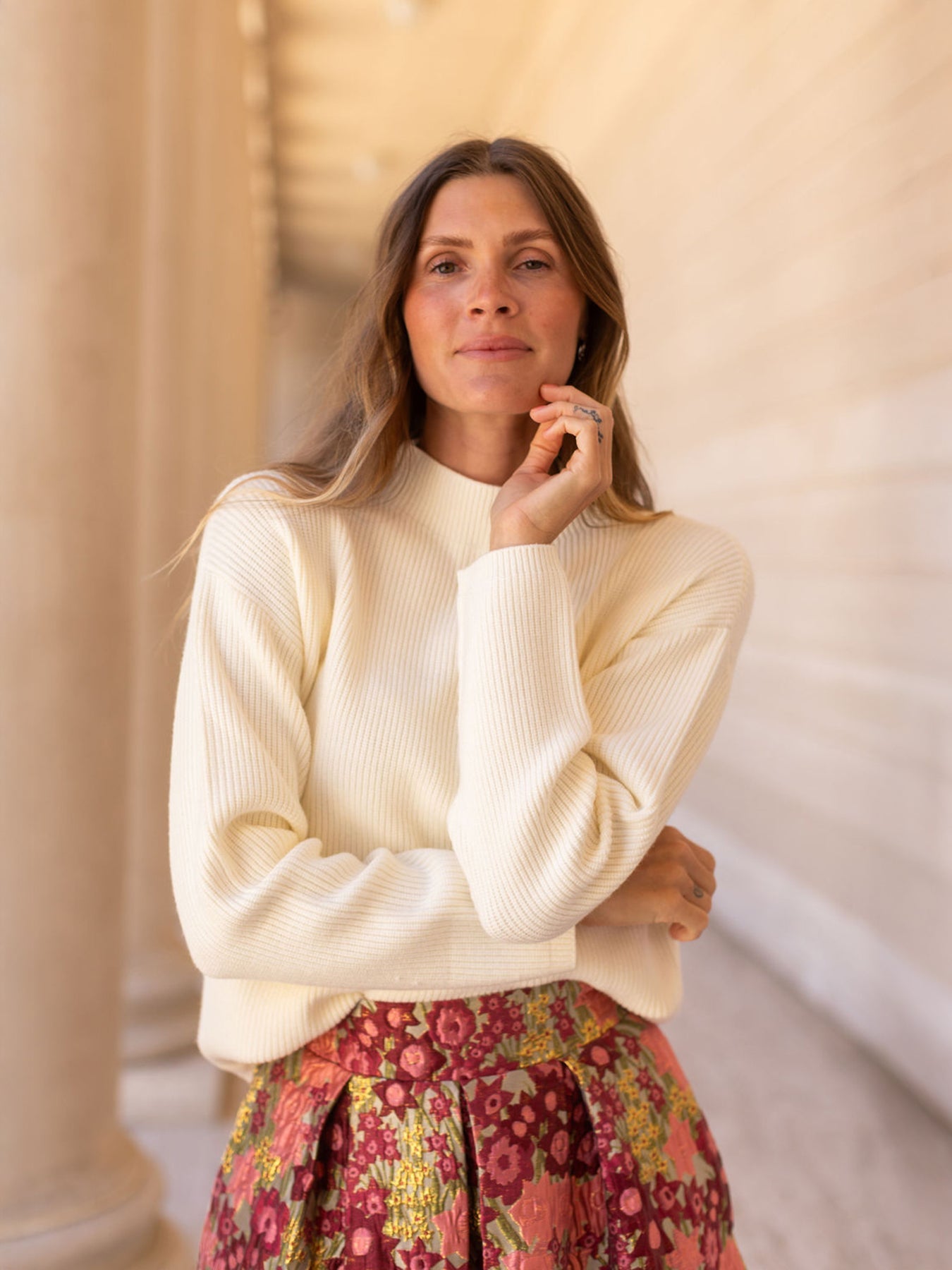 ALYSSA sweater Ivory - Lesley Evers-new-Shop-Shop/All Products