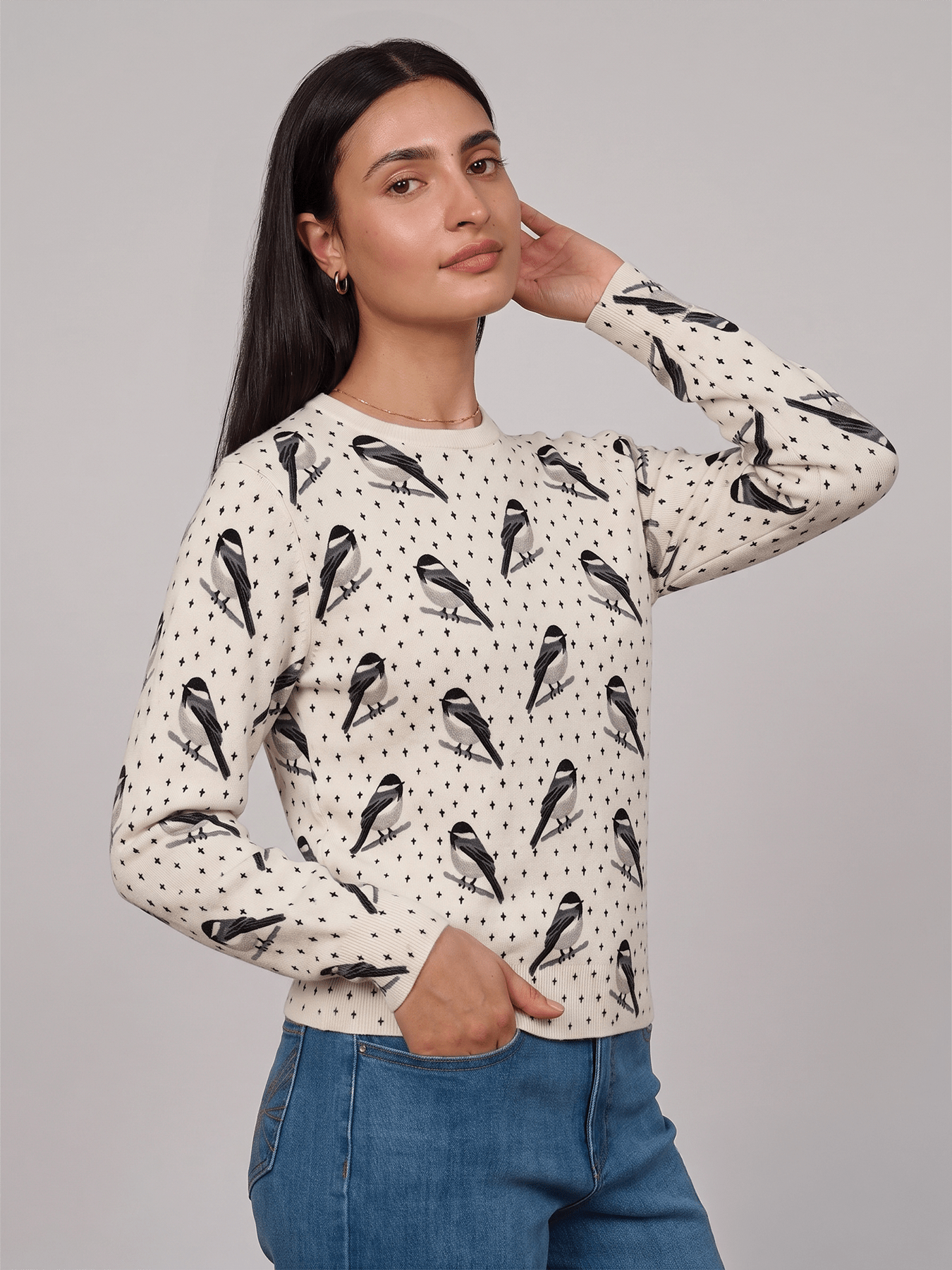 AMELIA sweater Chickadee - Lesley Evers-New Arrivals-Shop-Shop/All Products