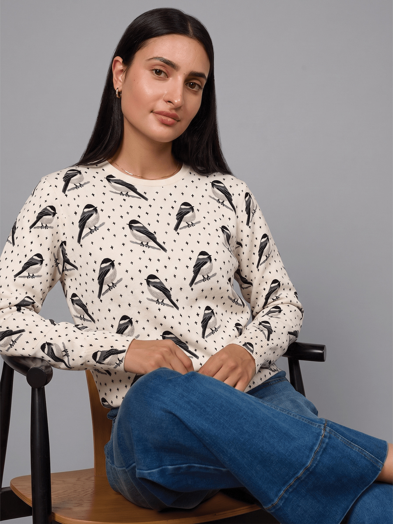 AMELIA sweater Chickadee - Lesley Evers-New Arrivals-Shop-Shop/All Products