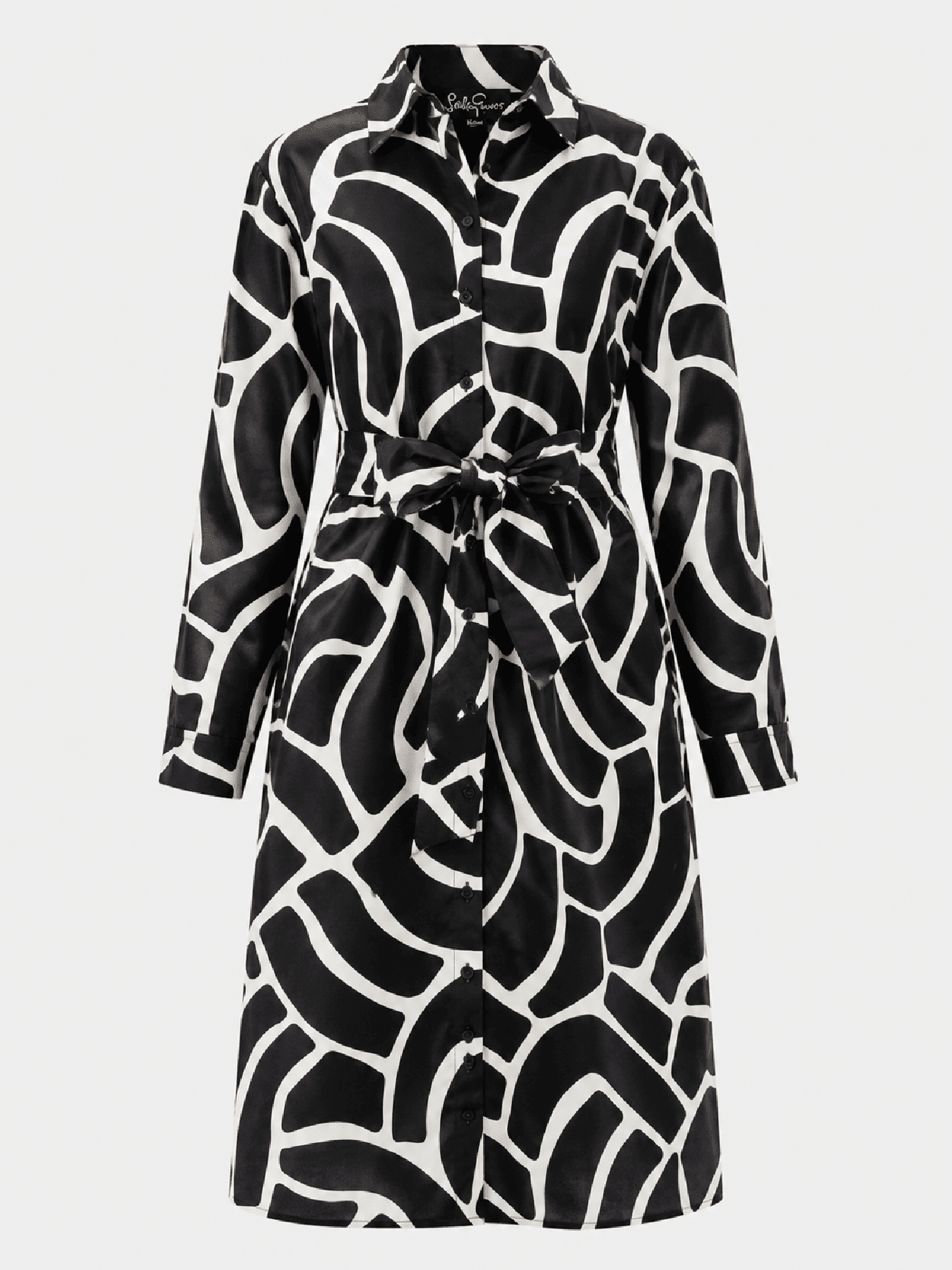 AMY dress Swoops Black - Lesley Evers-Shop-Shop/All Products-Shop/Dresses