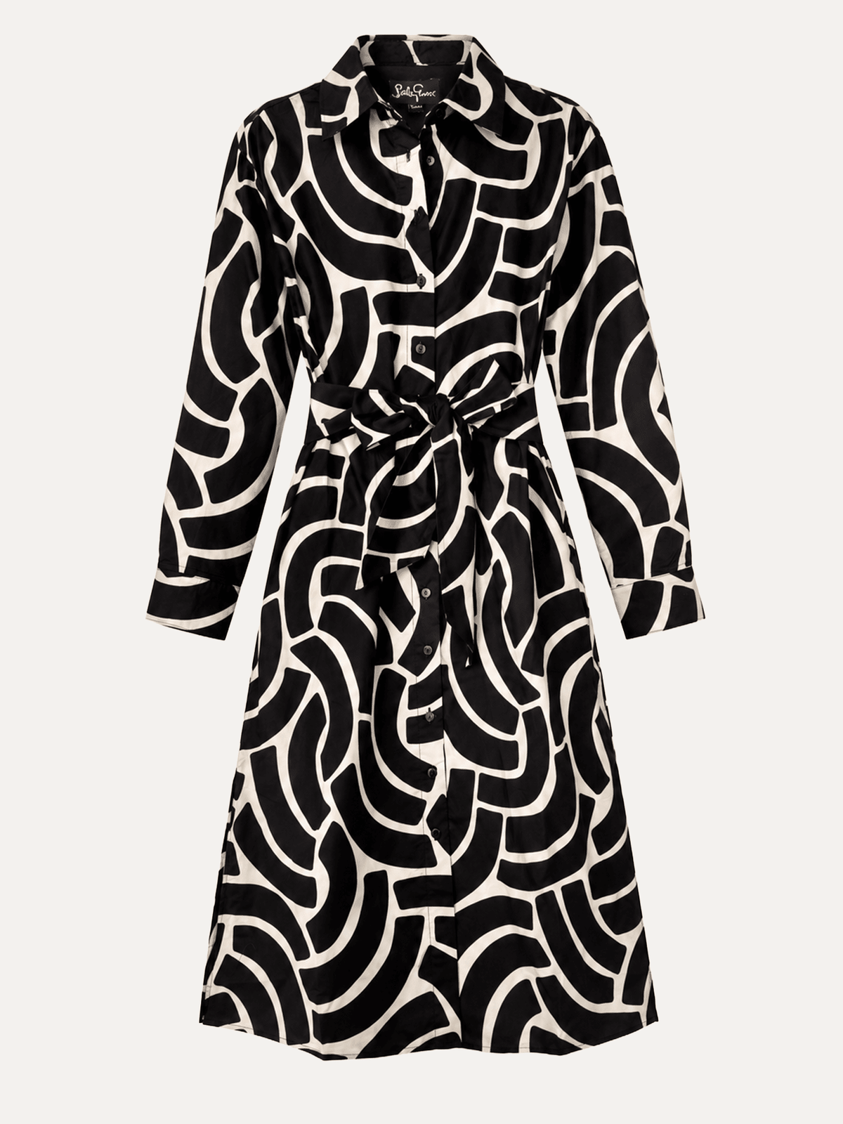 AMY dress Swoops Black - Lesley Evers-Shop-Shop/All Products-Shop/Dresses