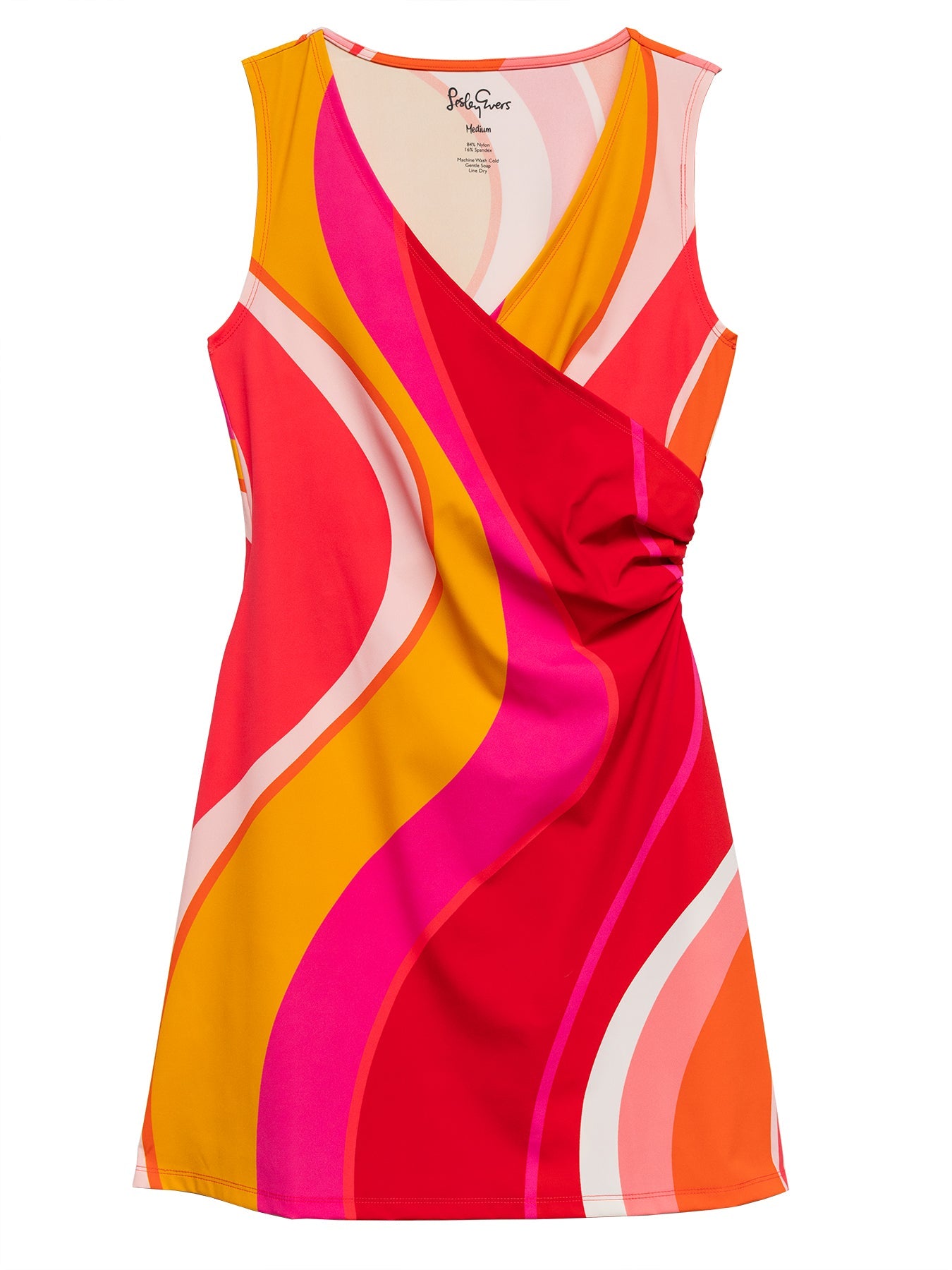 ANDI dress Pink Wave – Lesley Evers