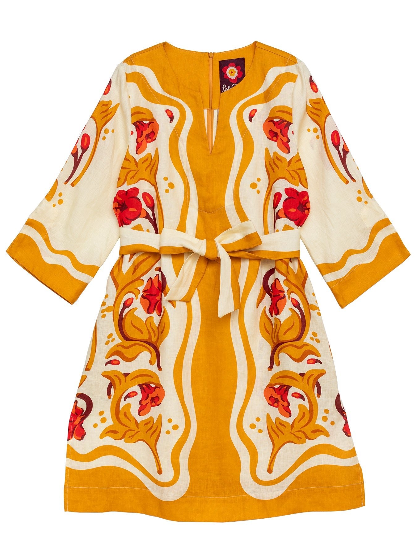 APRIL dress Hibiscus Red - Lesley Evers - Dress - Shop - Shop/All Products