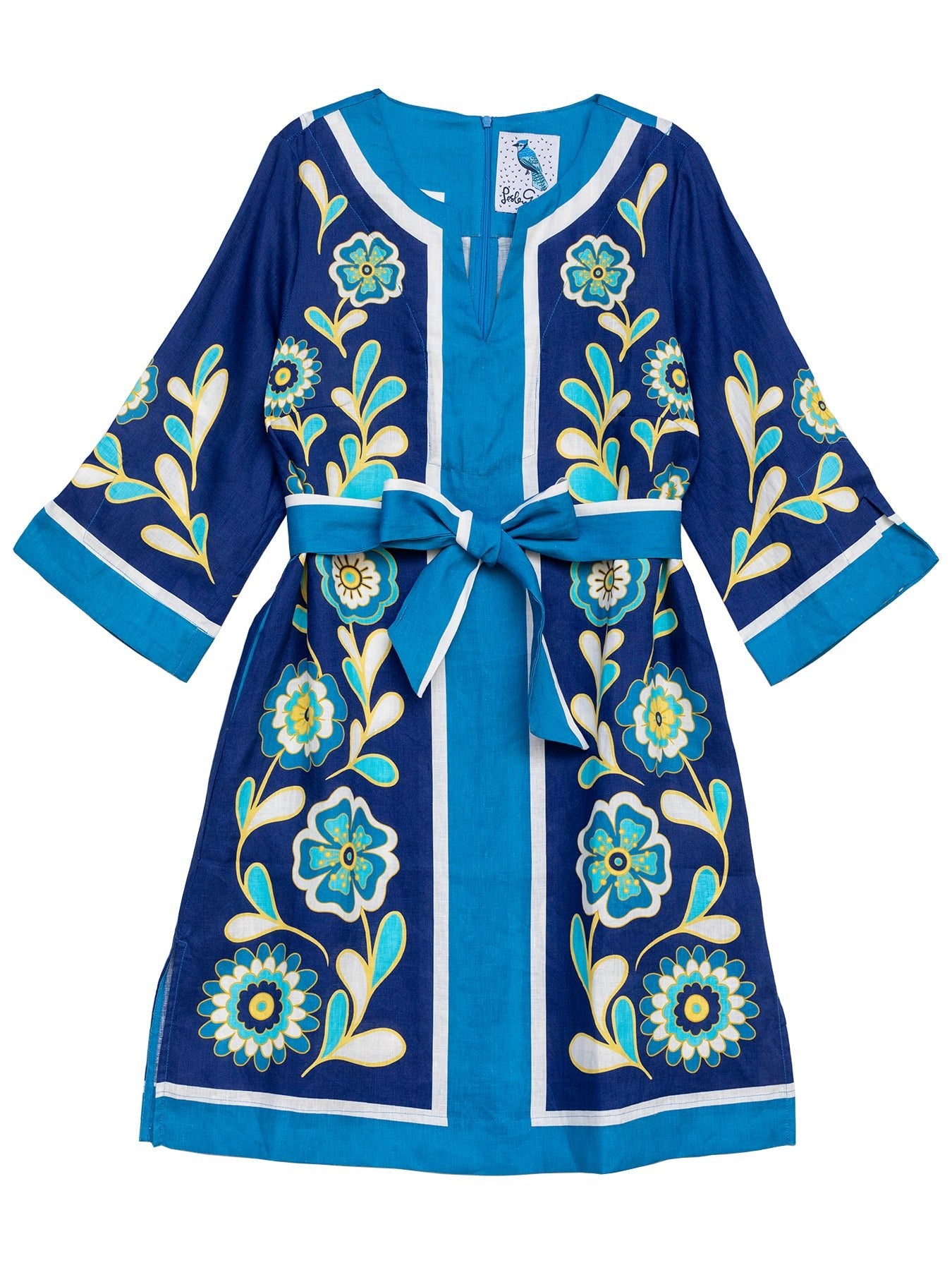 APRIL dress Monterey Blue - Lesley Evers - Dress - Shop - Shop/All Products