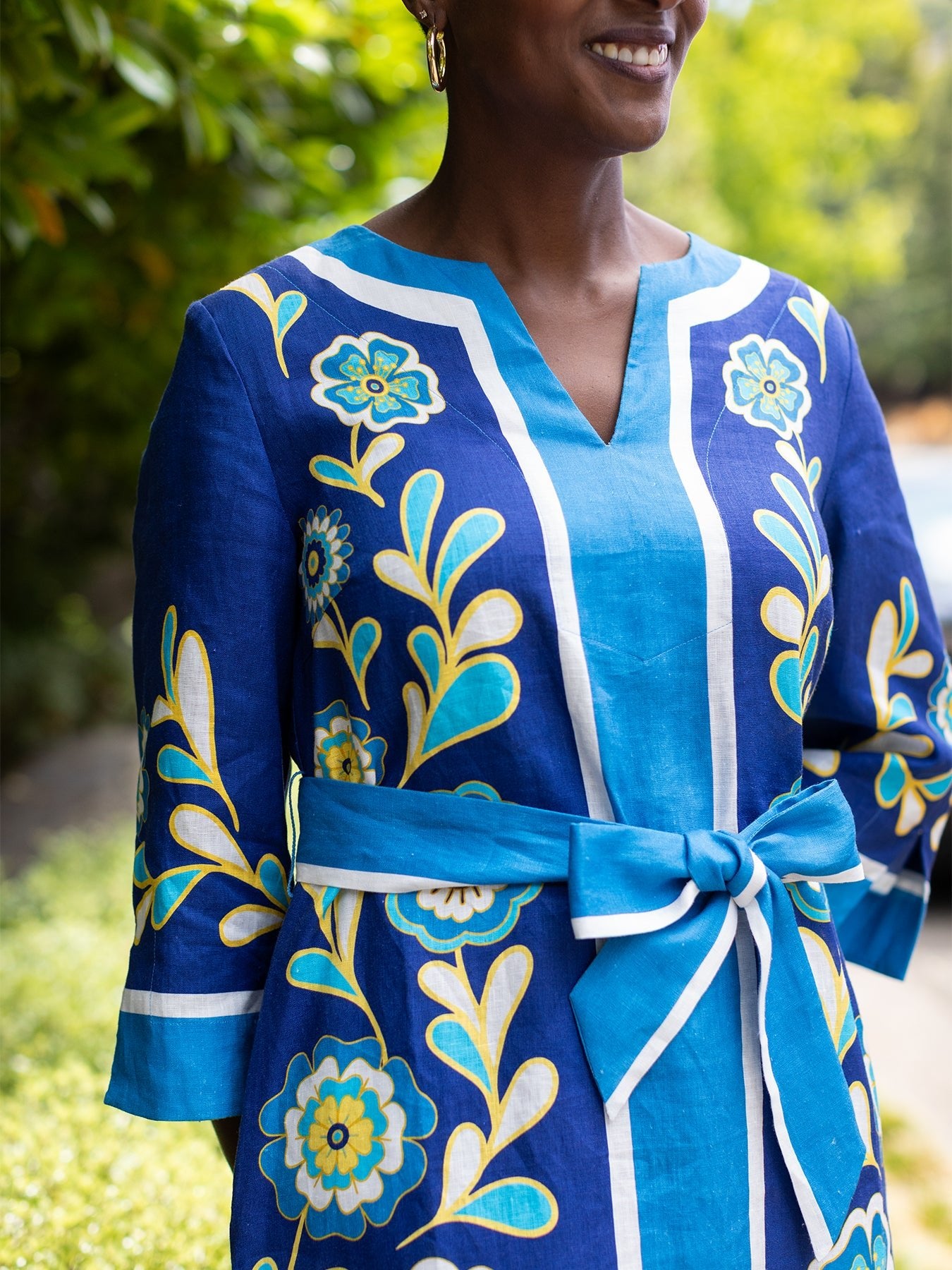 APRIL dress Monterey Blue - Lesley Evers - Dress - Shop - Shop/All Products