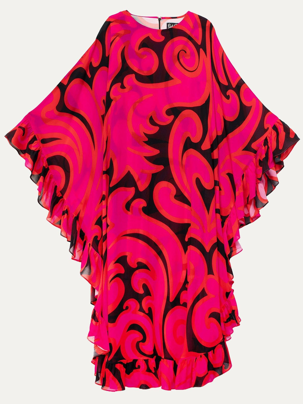 ARABELLA dress Filigree Pink - Lesley Evers-arabella-Black-Dress