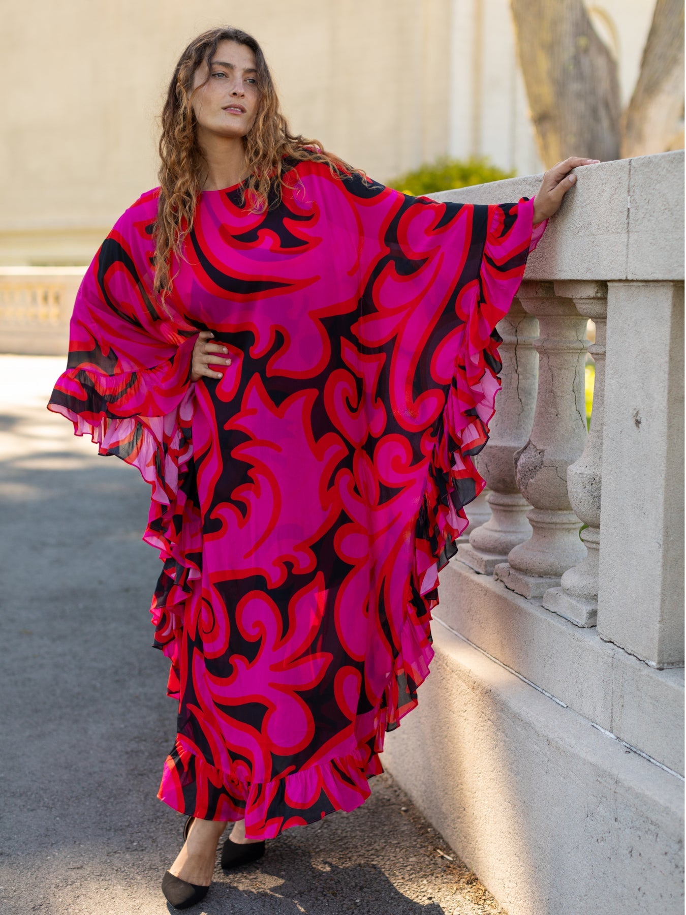 ARABELLA dress Filigree Pink - Lesley Evers - arabella - Black - Dress