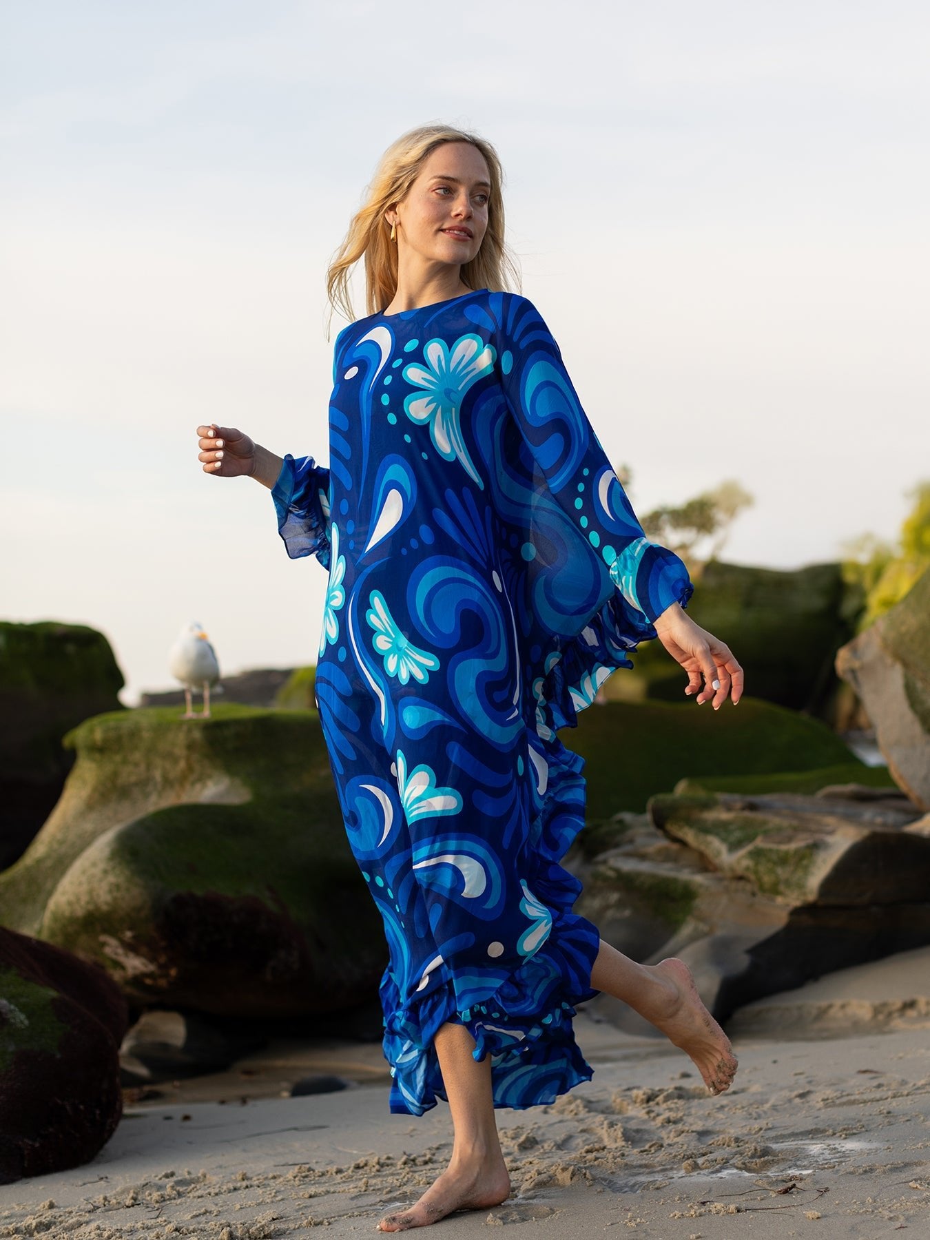 ARABELLA dress Harmony Blue - Lesley Evers - arabella - Blue - Dress