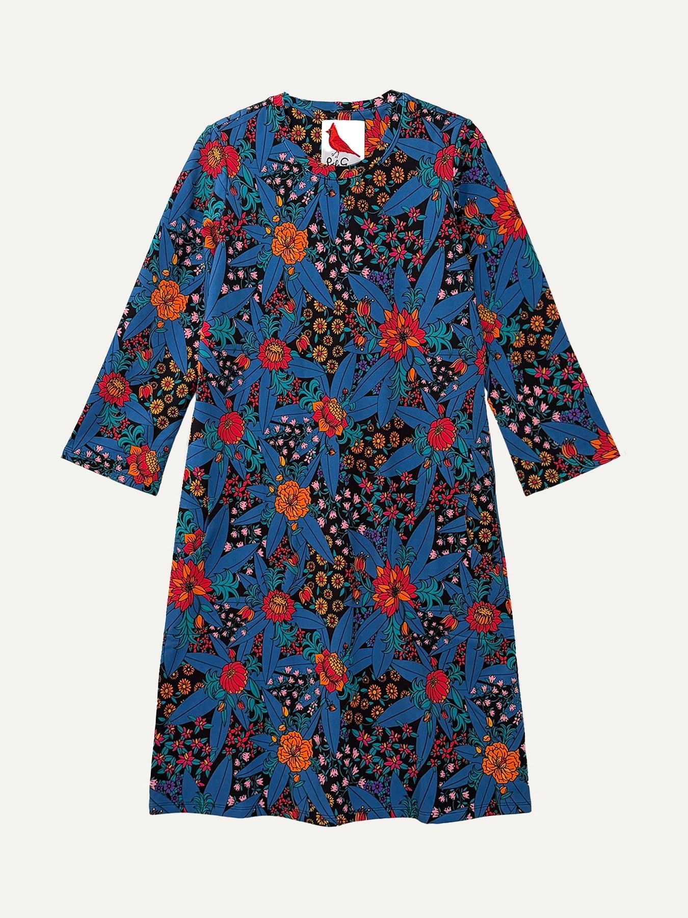 ARDEN dress Splendor Teal - Lesley Evers-ARDEN-Dress-Knee Length Dress