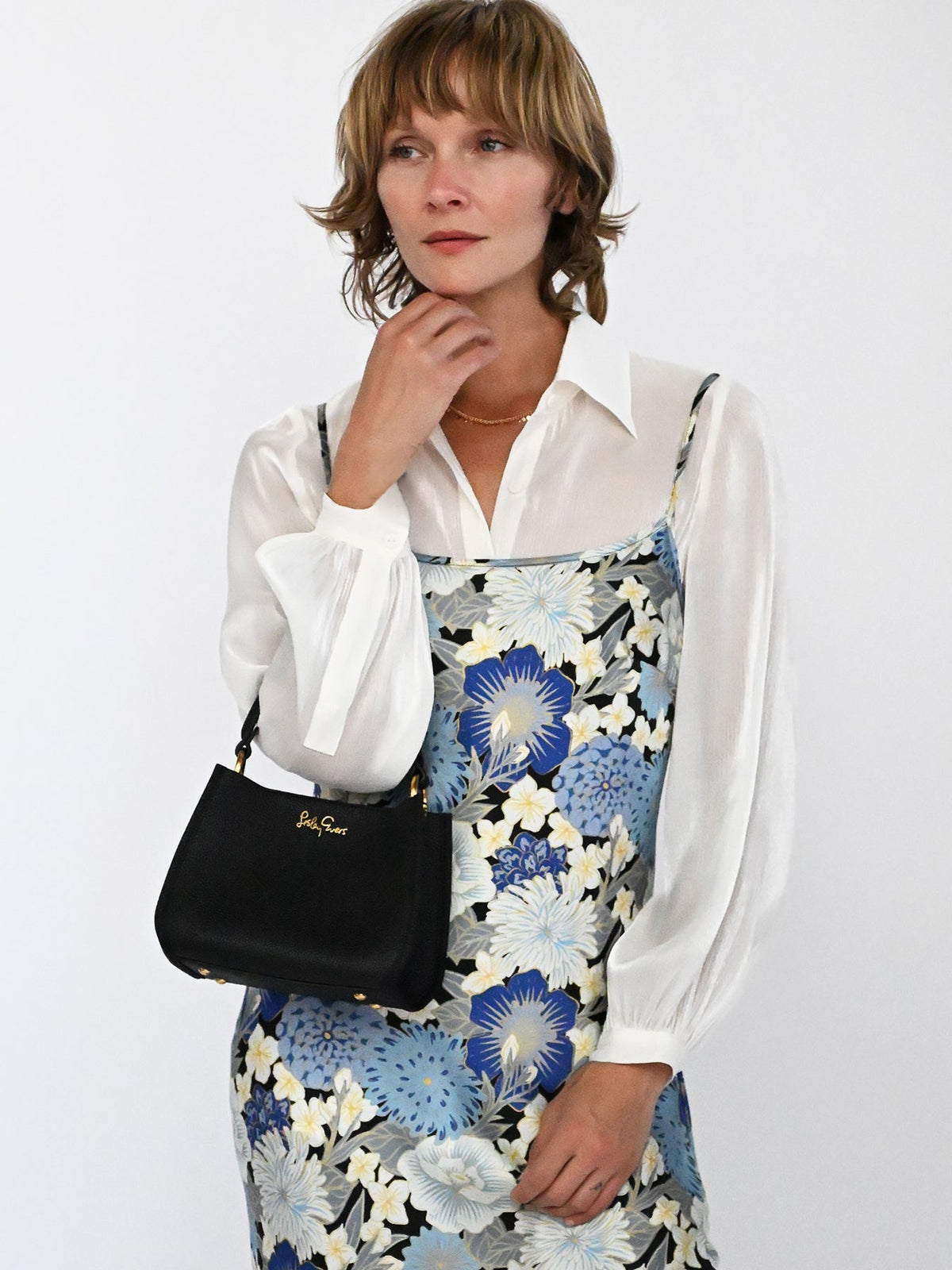 ARIANNA dress Poetry Blue - Lesley Evers-dress-new-