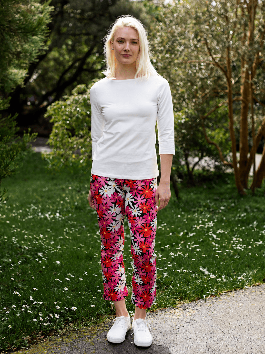 AUDREY pant Asters Pink - Lesley Evers - audrey - audrey fall25 - Bottoms
