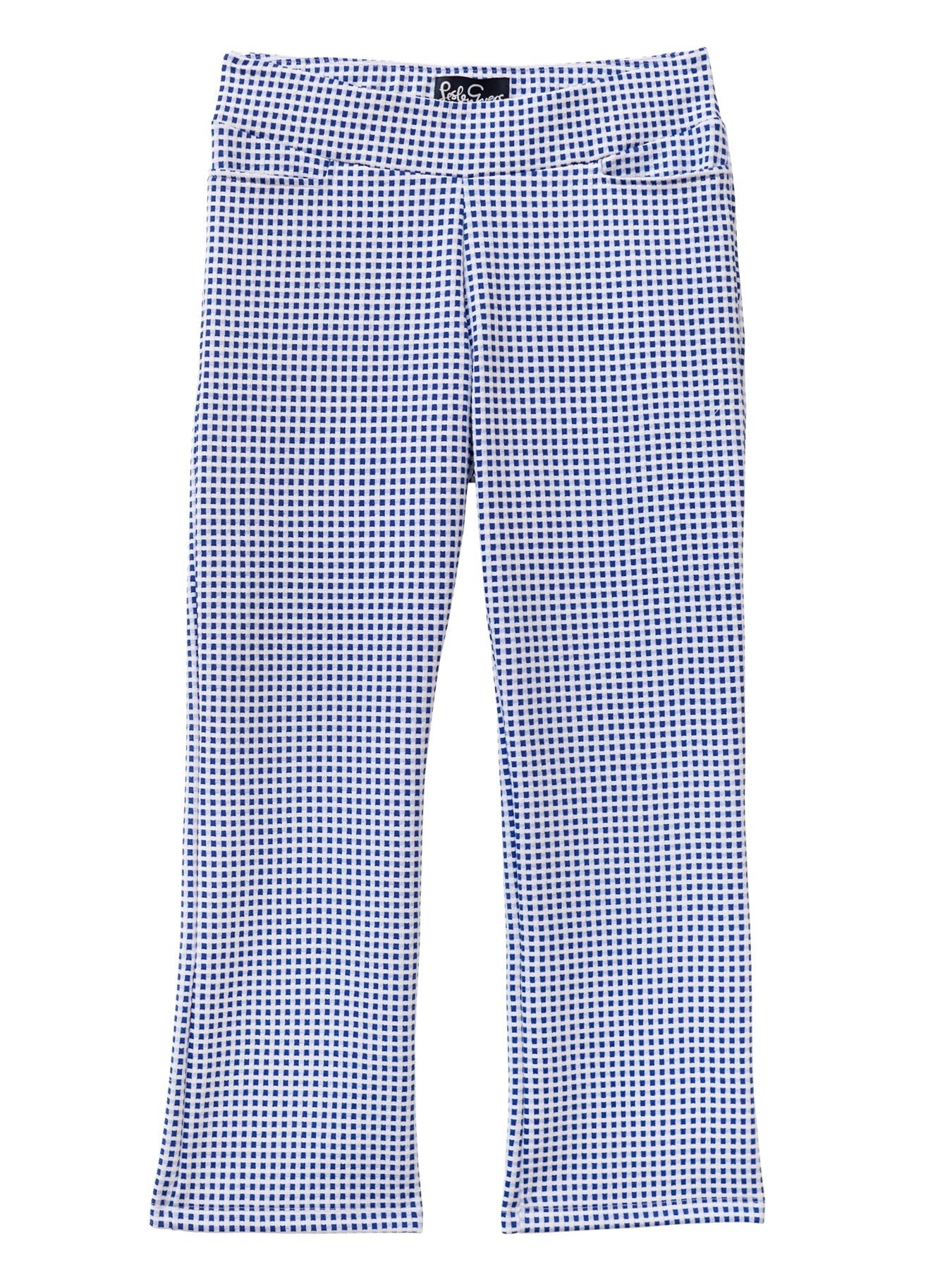 AUDREY pant Blue Jacquard - Lesley Evers - audrey - Bottoms - Pants
