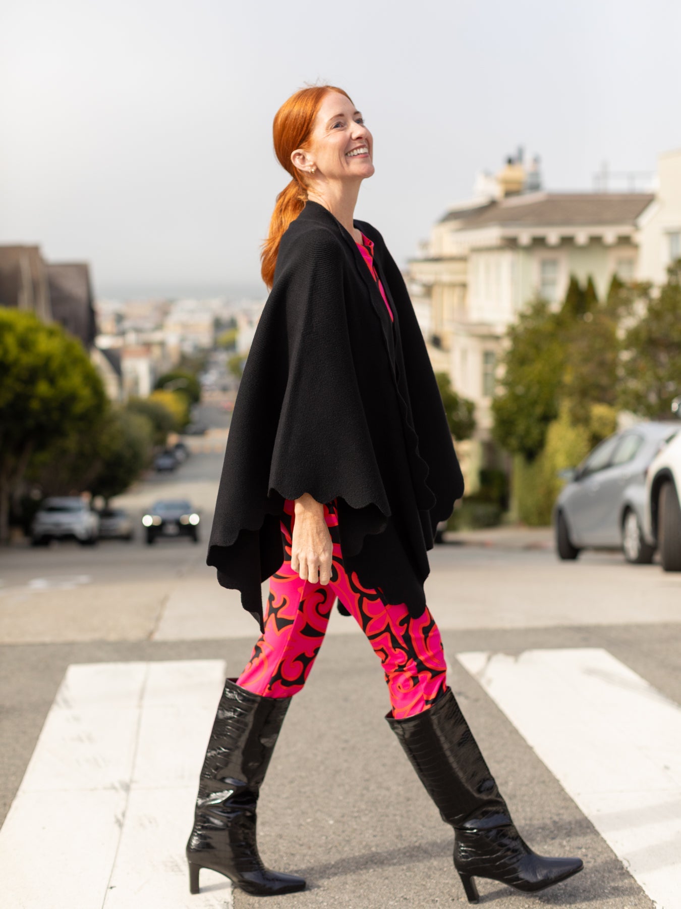 AUDREY pant Filigree Pink - Lesley Evers - audrey - Bottoms - cotton