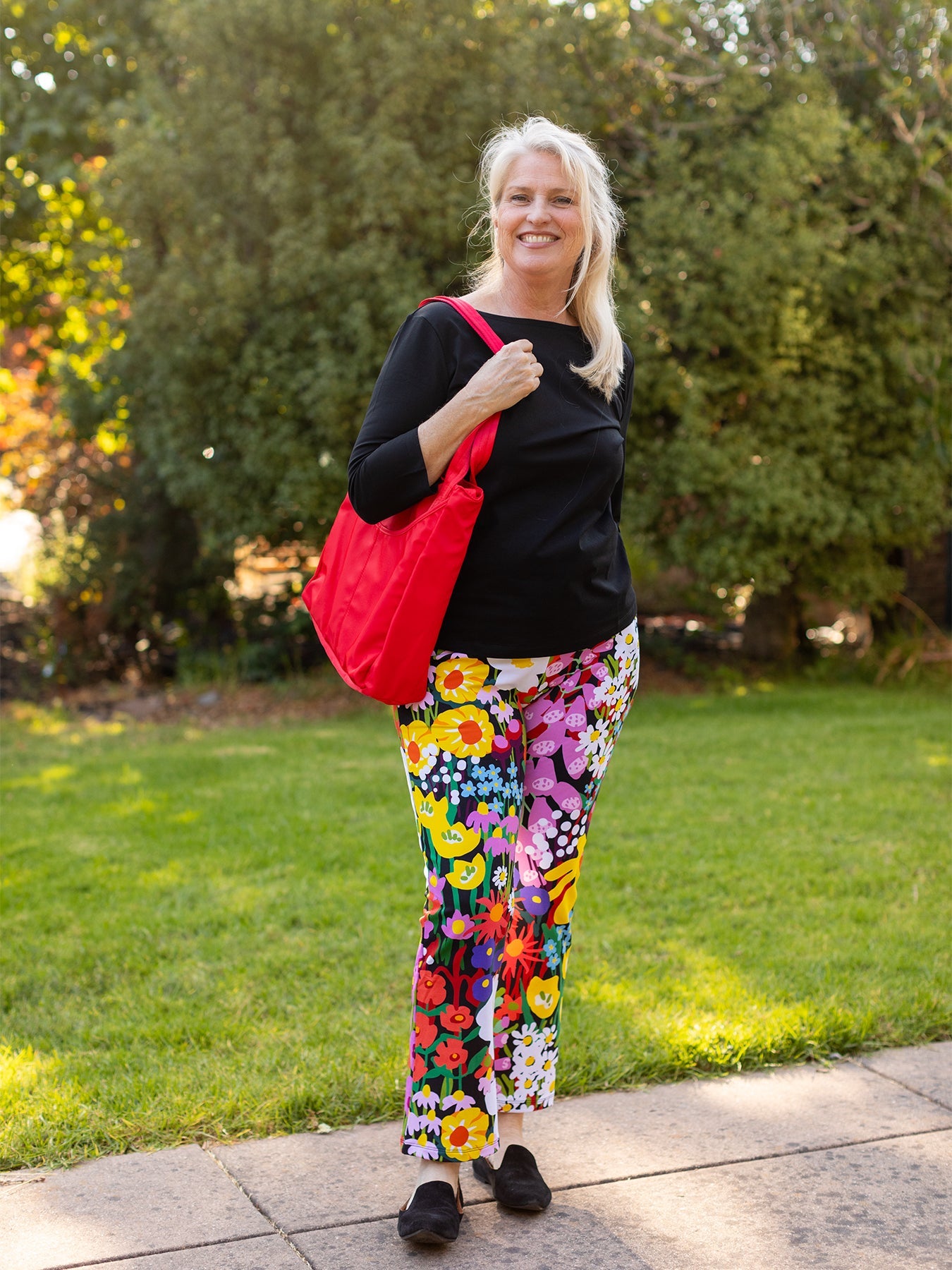 AUDREY pant Garden Party - Lesley Evers - audrey - audrey fall25 - Bottoms