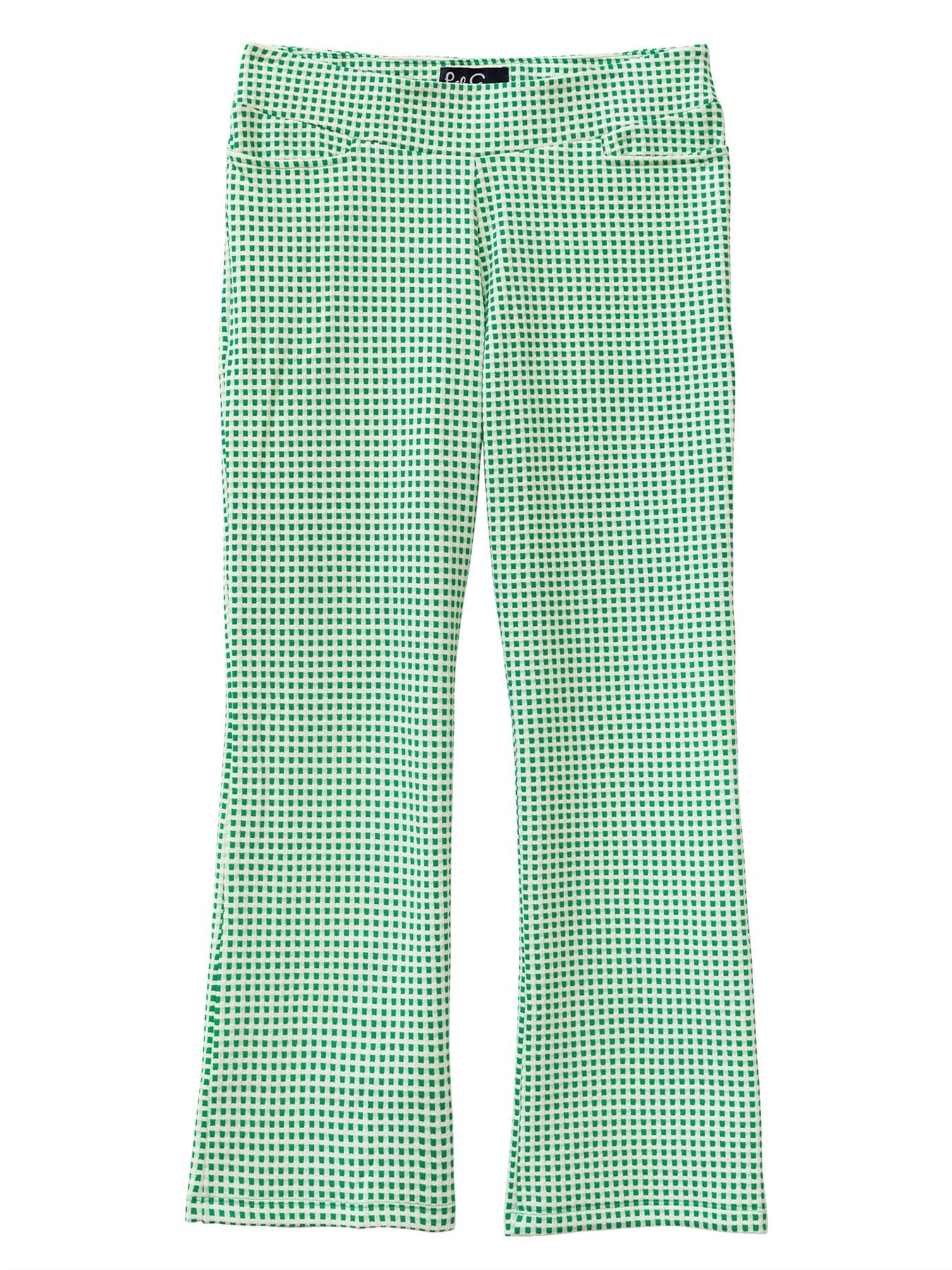 AUDREY pant Green Jacquard - Lesley Evers - audrey - Bottoms - Pants