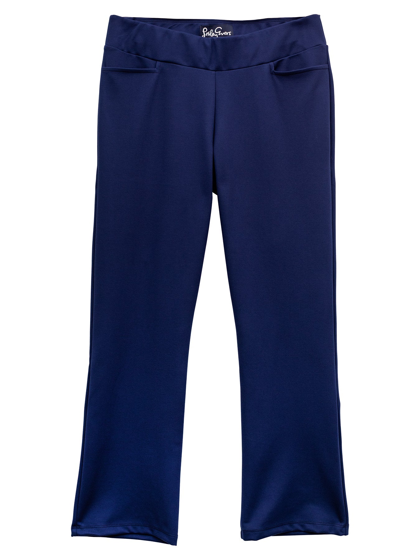 AUDREY pant Navy Ponte - Lesley Evers - Bottoms - Navy - Pants