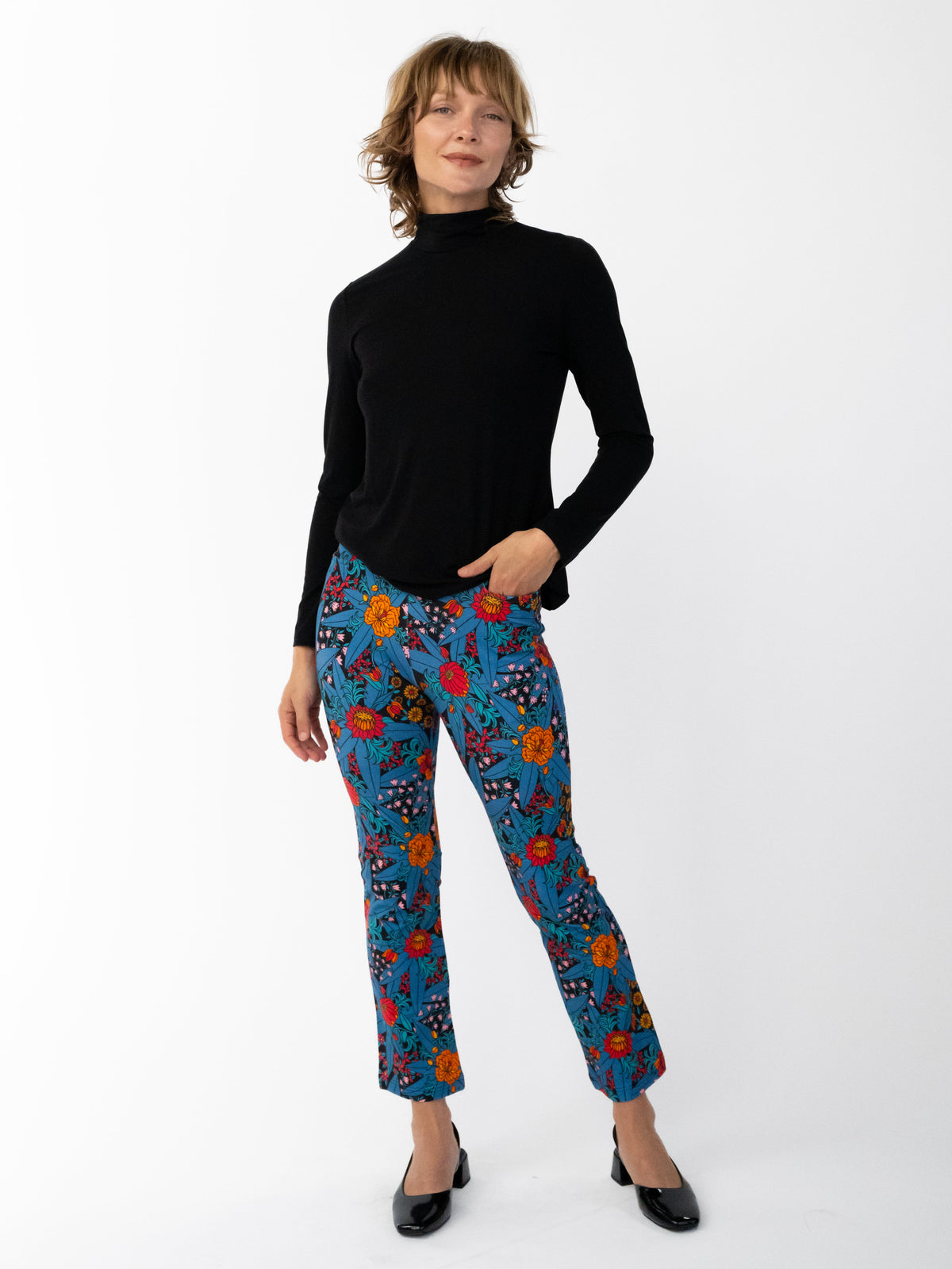 AUDREY pant Splendor Teal - Lesley Evers-audrey-audrey fall25-Bottoms