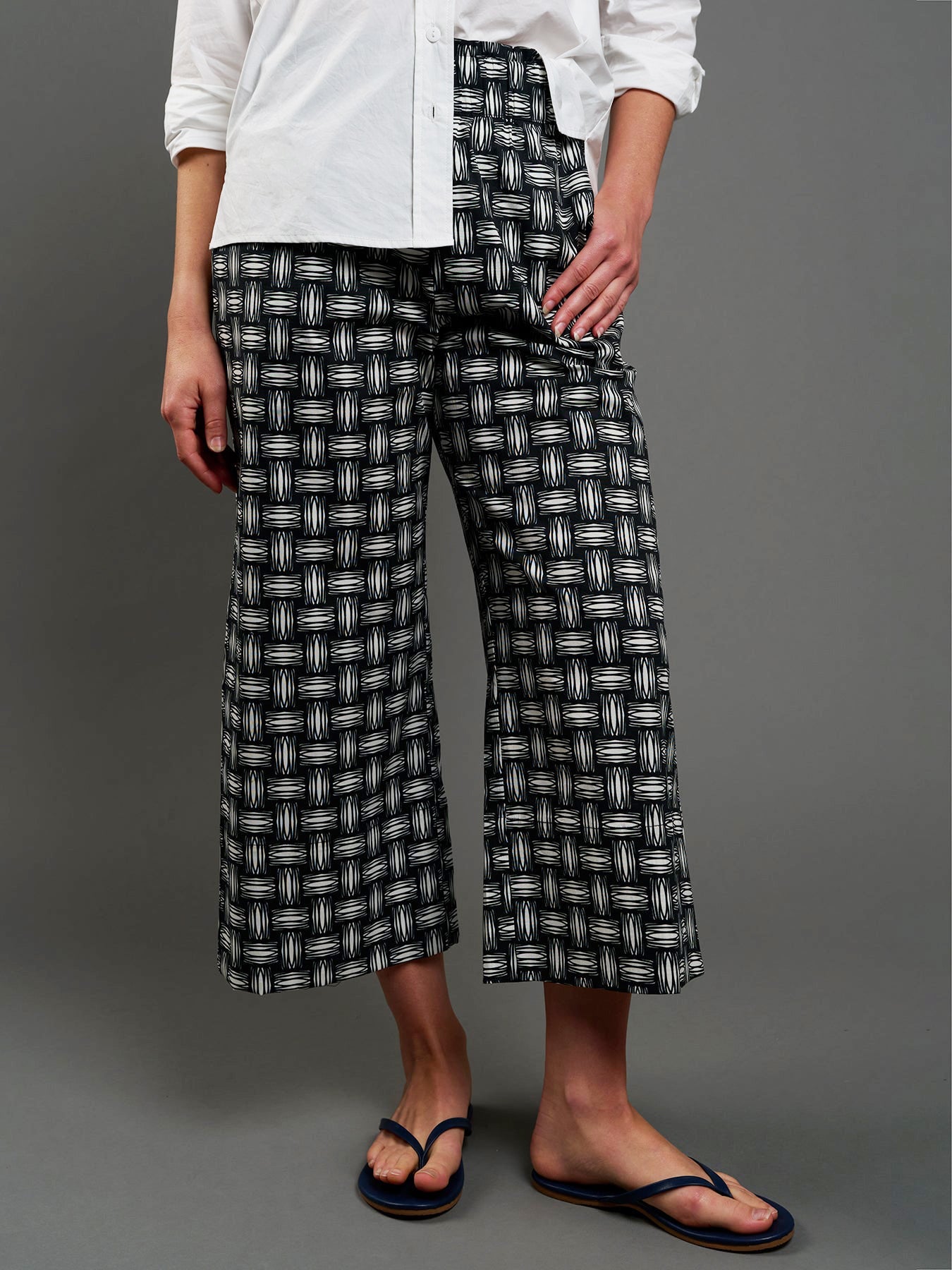 AVERY pant Basketweave - Lesley Evers - Best Seller - Bottoms - erika