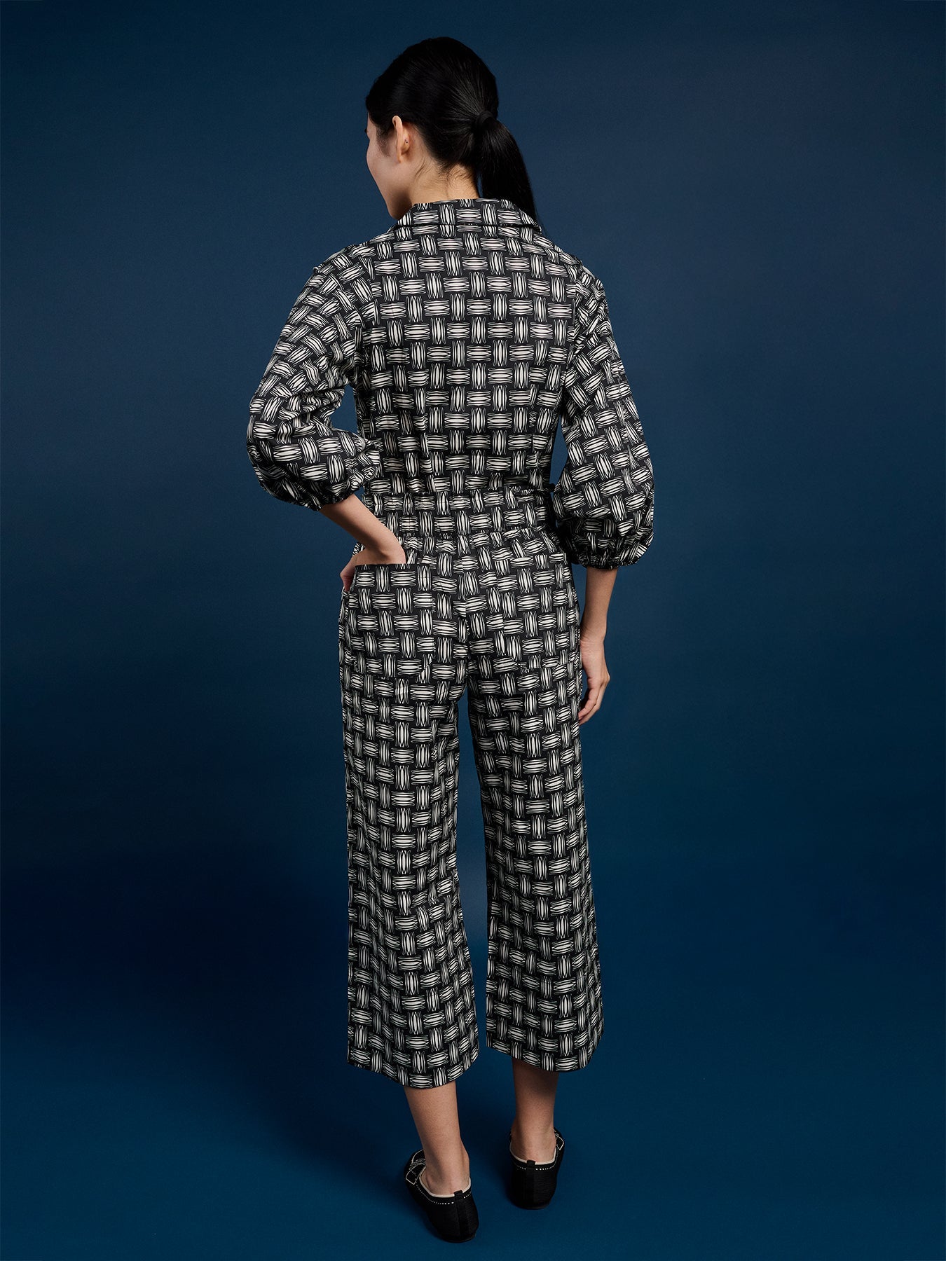 AVERY pant Basketweave - Lesley Evers - Best Seller - Bottoms - erika