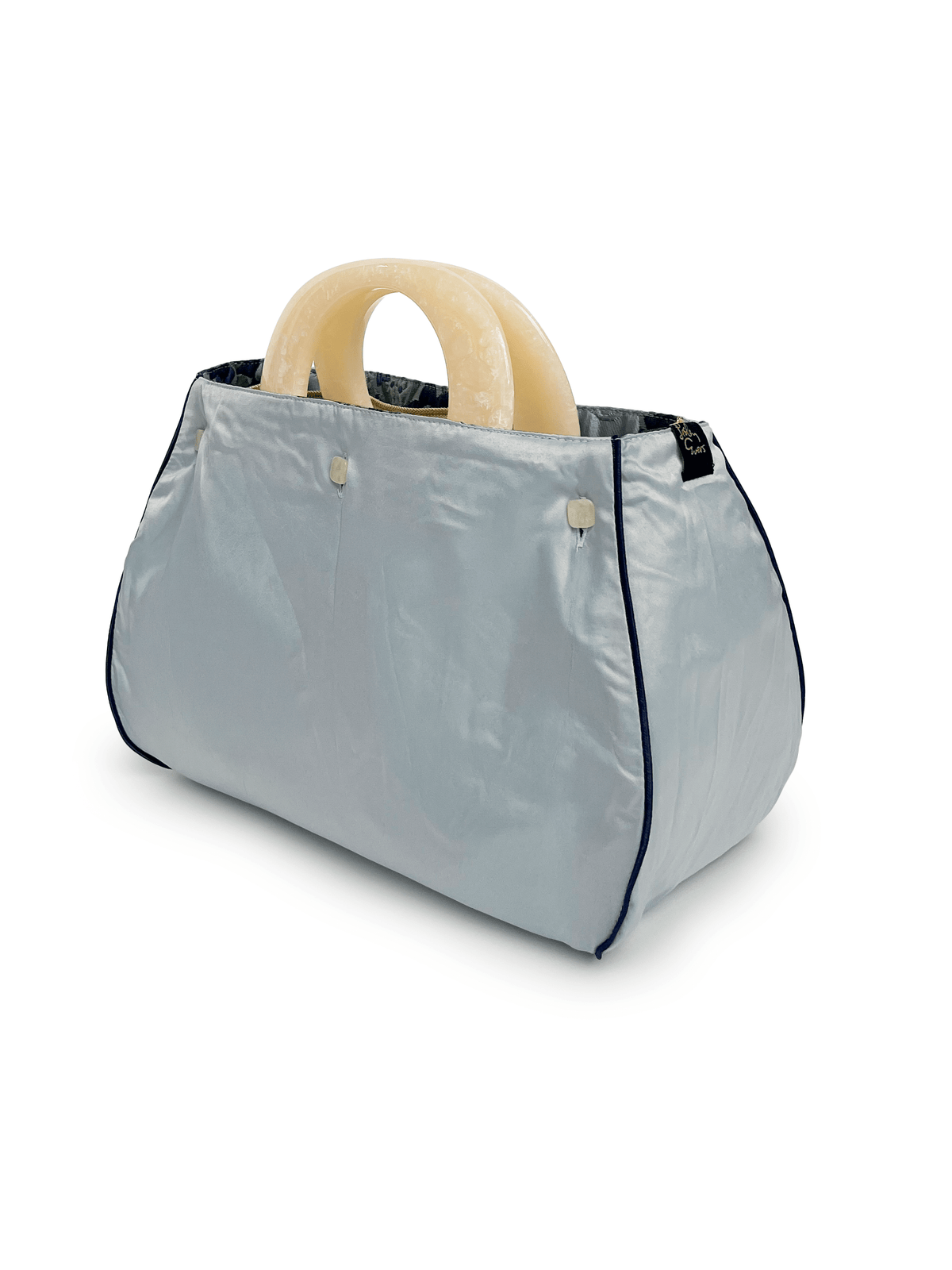 BAG COVER Daffodils Blue & Light Blue Satin - Lesley Evers-Accessories-birds-Bonnie cover