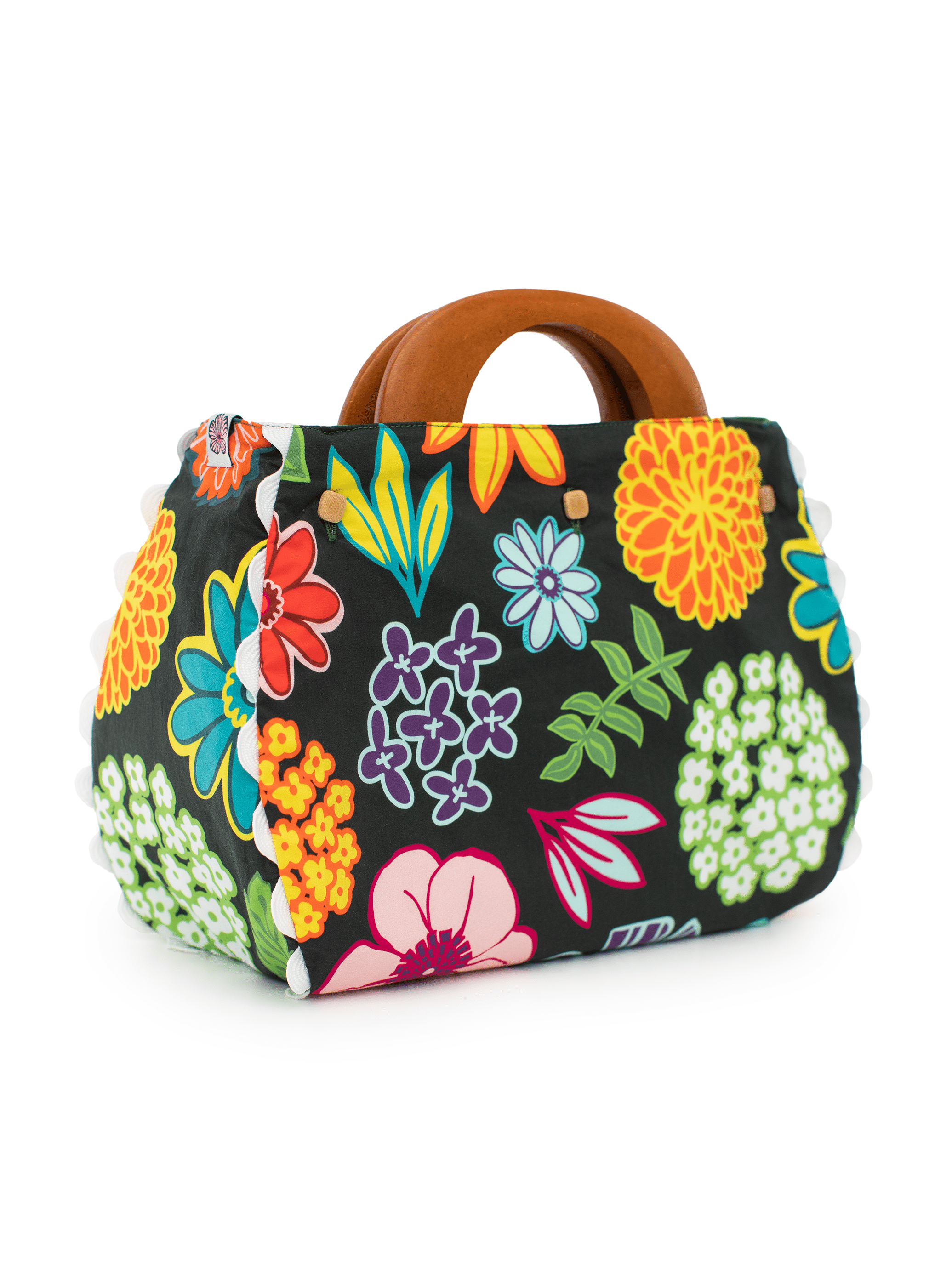 BAG COVER Dazzle Flower & Solid Green - Lesley Evers - Accessories - birds - Bonnie cover