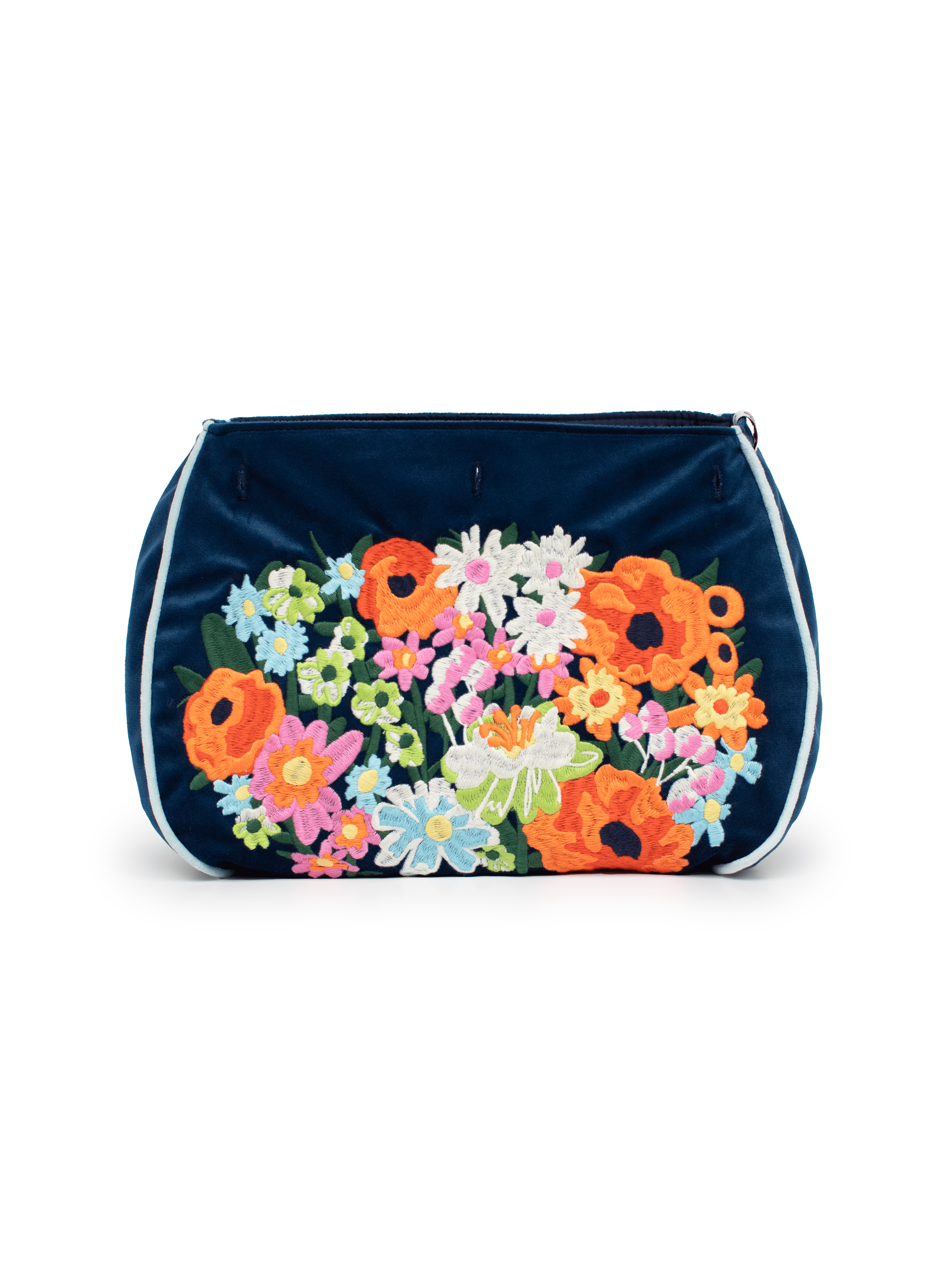 BAG COVER embroidered velvet Bouquet Bliss - Lesley Evers - Accessories - birds - Bonnie cover