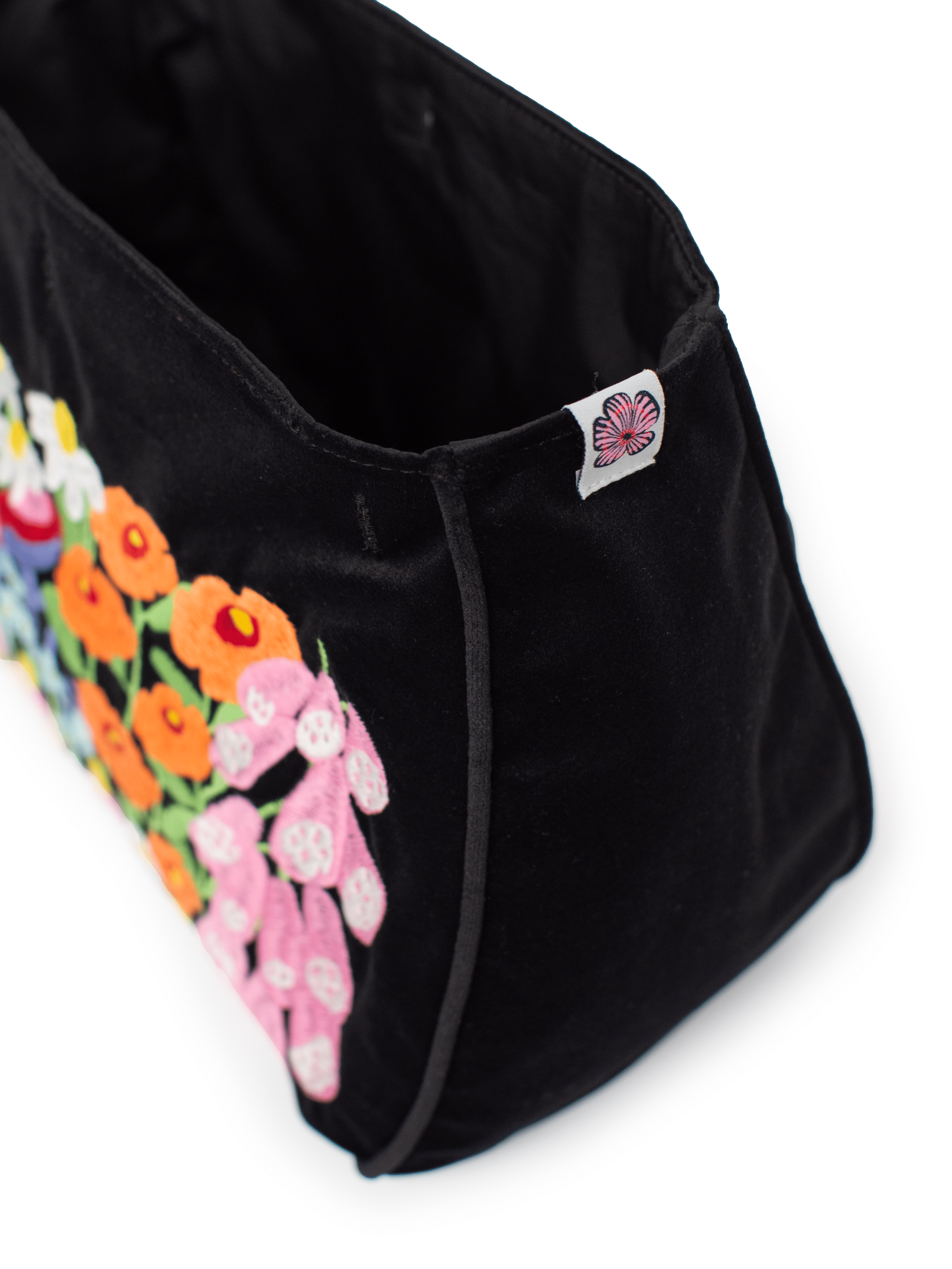 BAG COVER embroidered velvet Garden Party - Lesley Evers - Accessories - birds - Bonnie cover