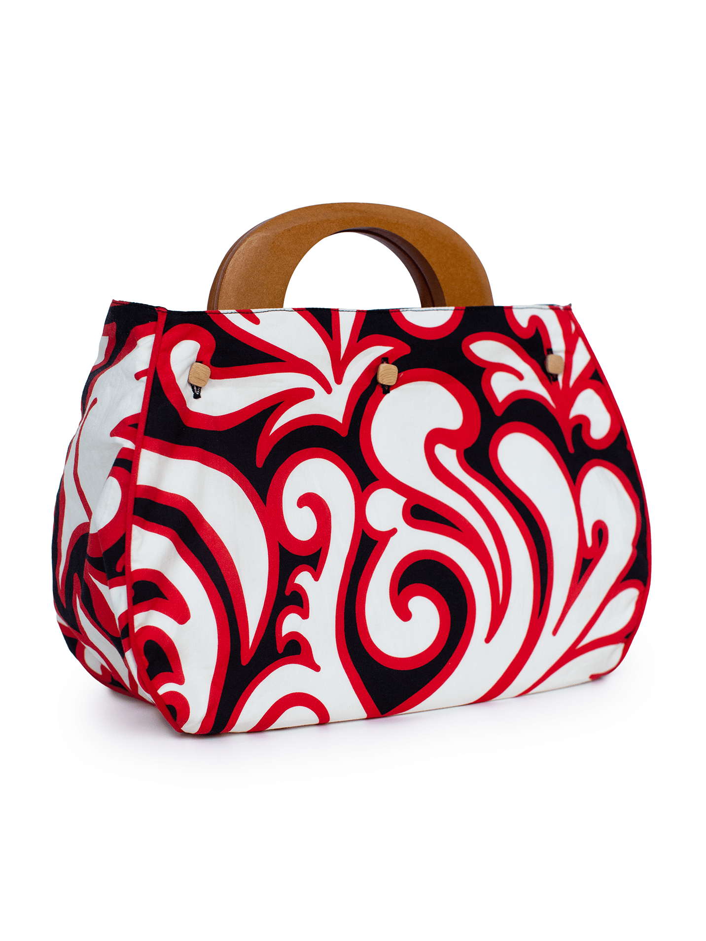 BAG COVER Filigree Red & Pebbles Black and White - Lesley Evers - Accessories - birds - Bonnie cover