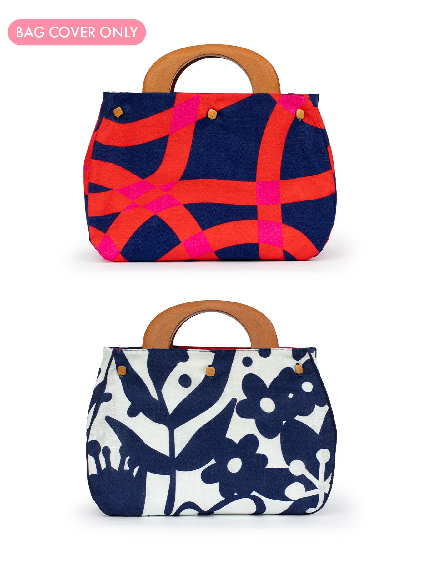 BAG COVER Flower Buds & Ribbon - Lesley Evers - Accessories - Bonnie cover - flower buds