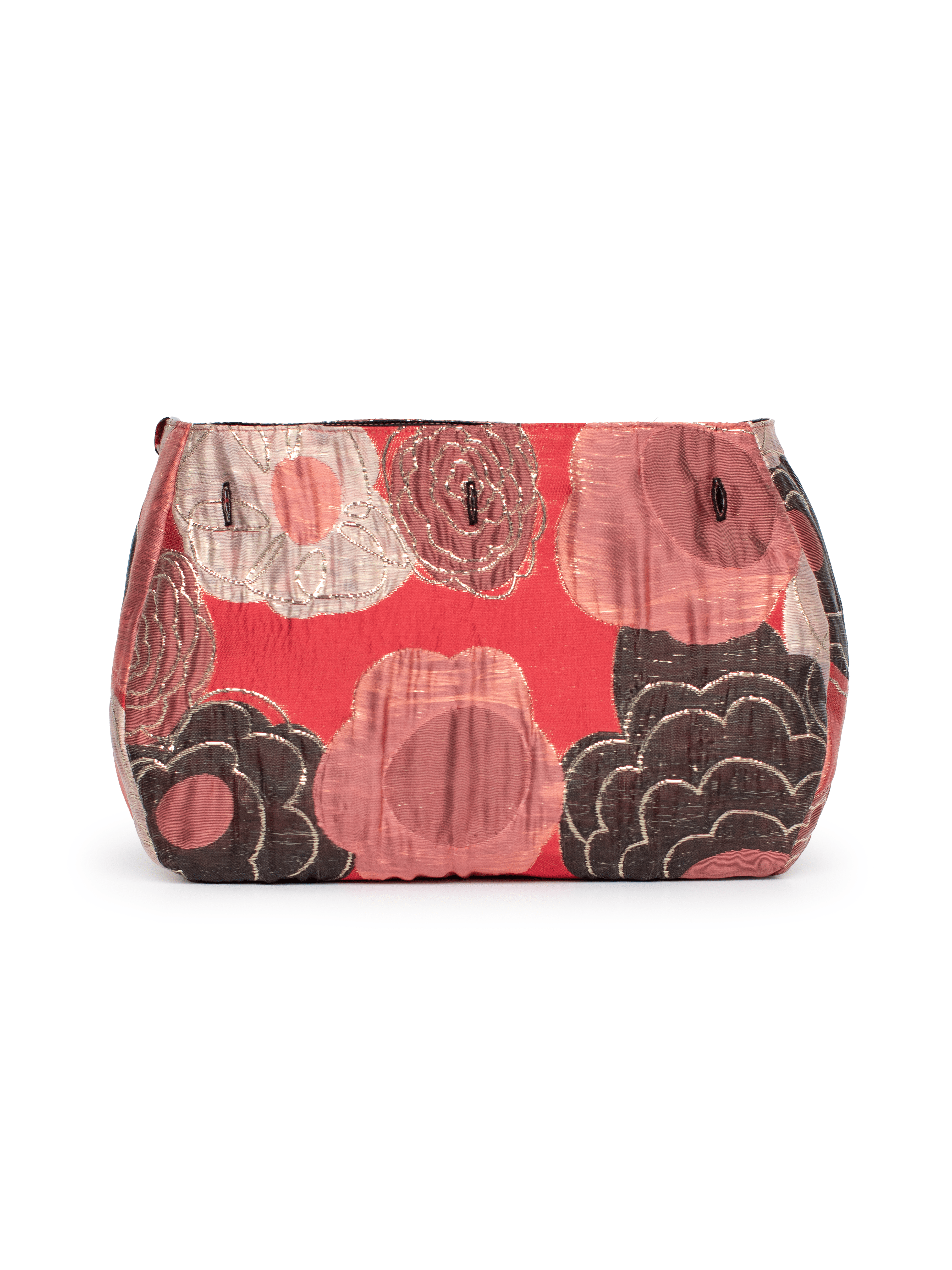 BAG COVER Flower Charm Red & Black Satin - Lesley Evers - Accessories - birds - Bonnie cover