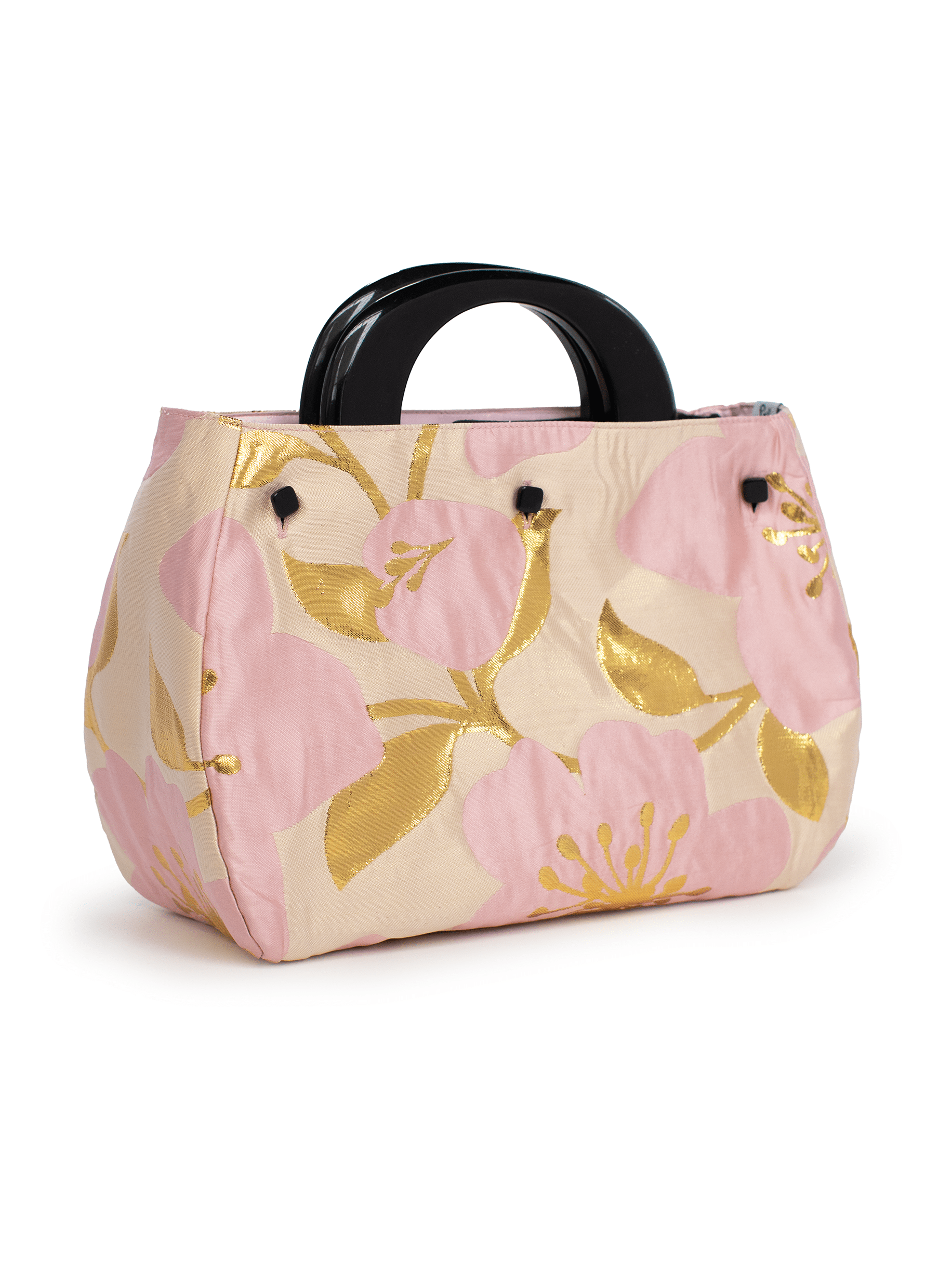 BAG COVER Garden Wall Pink & Pink Satin - Lesley Evers - Accessories - birds - Bonnie cover