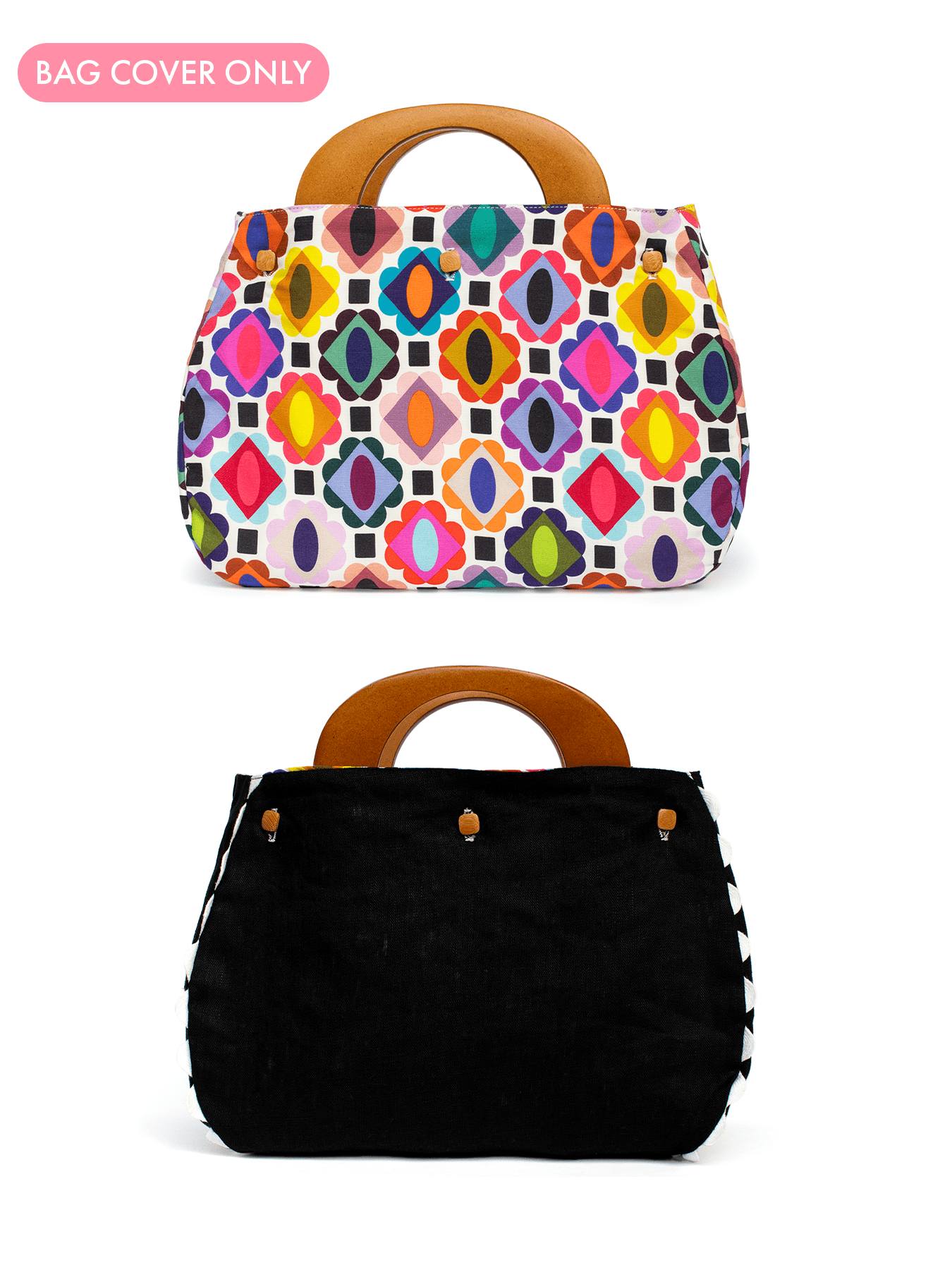 BAG COVER Gems & Black - Lesley Evers - Accessories - Black - Bonnie cover