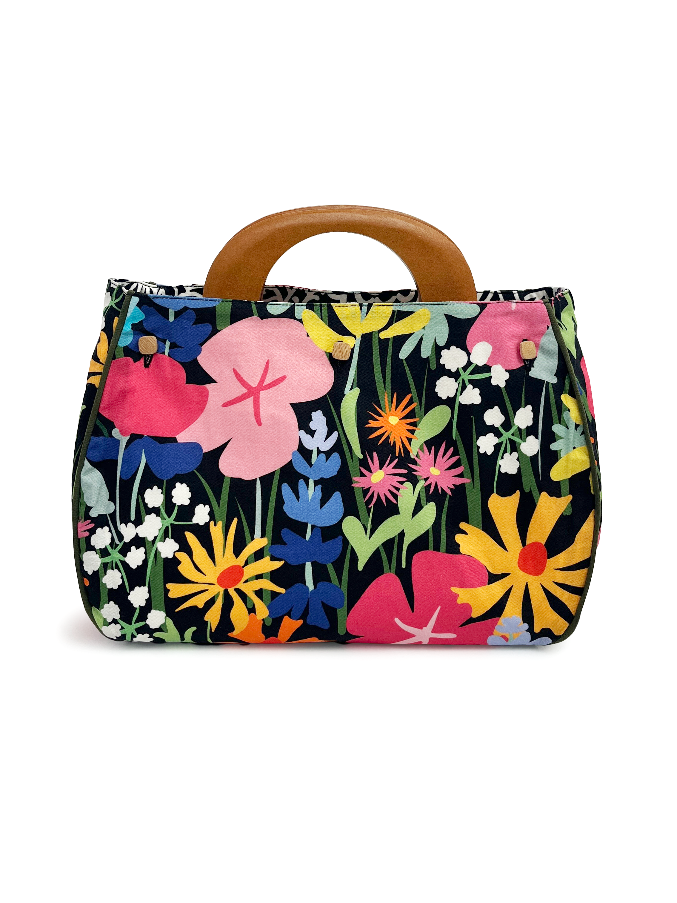 BAG COVER Midsummer Black and White & Coast Meadow - Lesley Evers-Accessories-birds-Bonnie cover