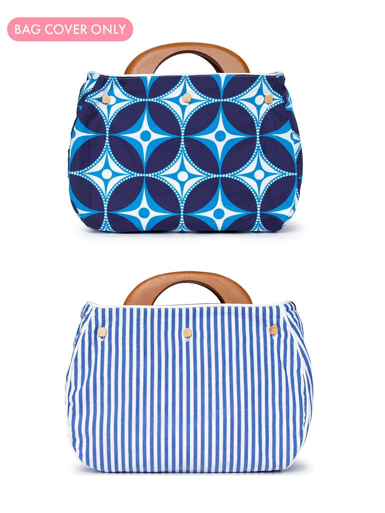 BAG COVER North Star & Blue Stripe - Lesley Evers - Accessories - birds - Bonnie cover