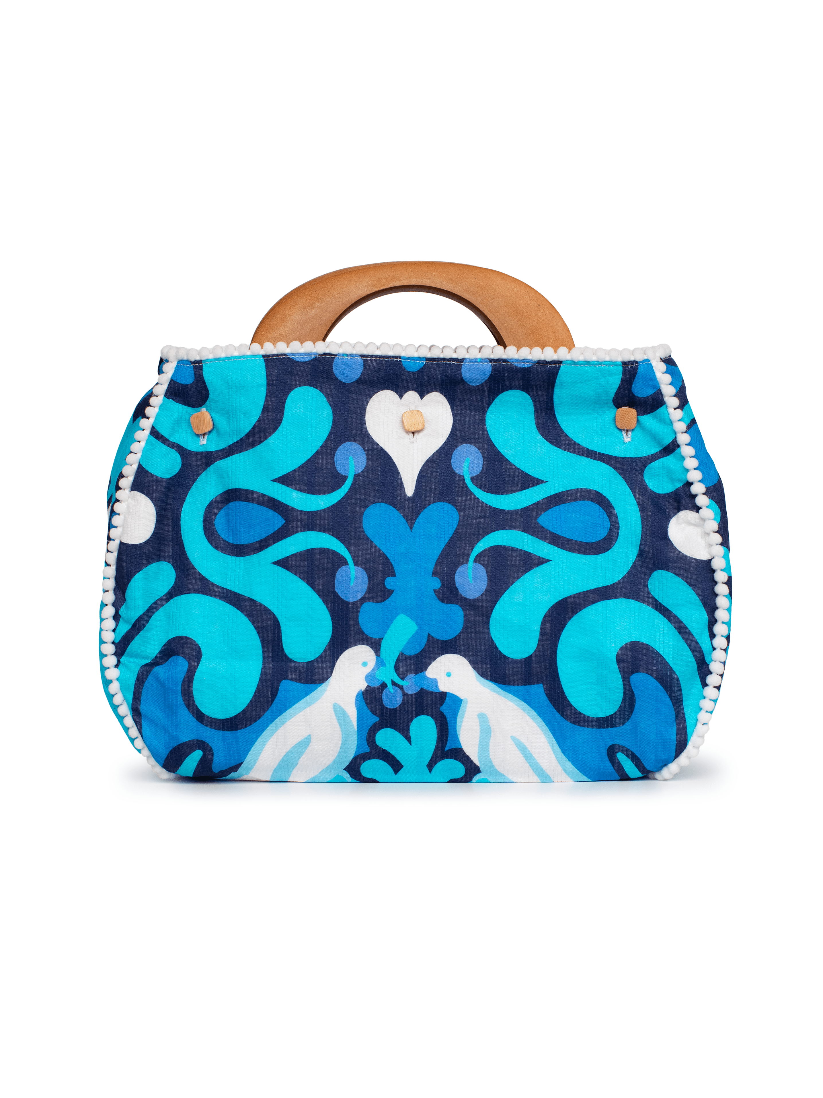 BAG COVER Perched & Garden Party Pink - Lesley Evers - Accessories - birds - Bonnie cover