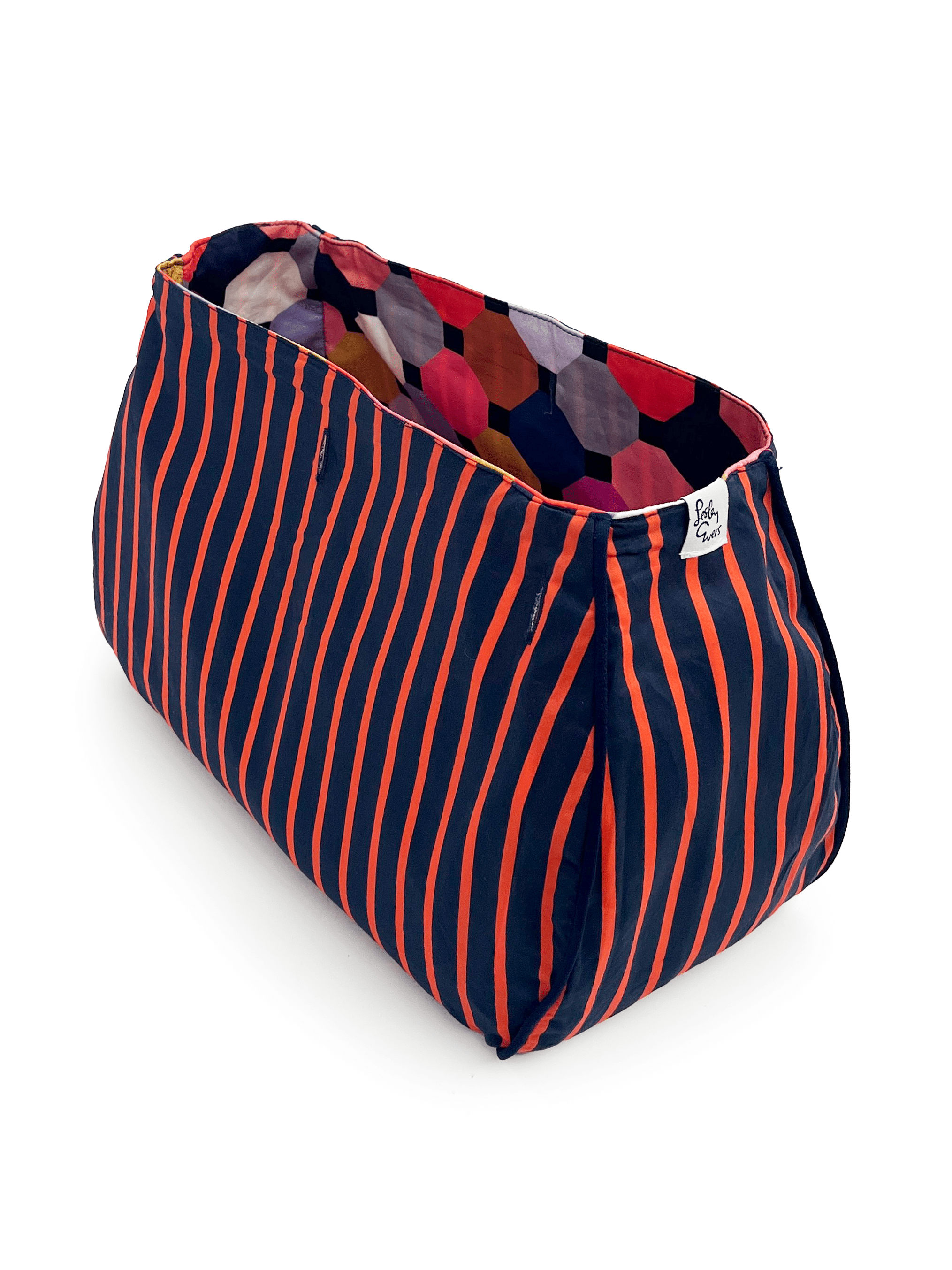 BAG COVER Promenade & Navy and Red Stripe - Lesley Evers-Accessories-birds-Bonnie cover