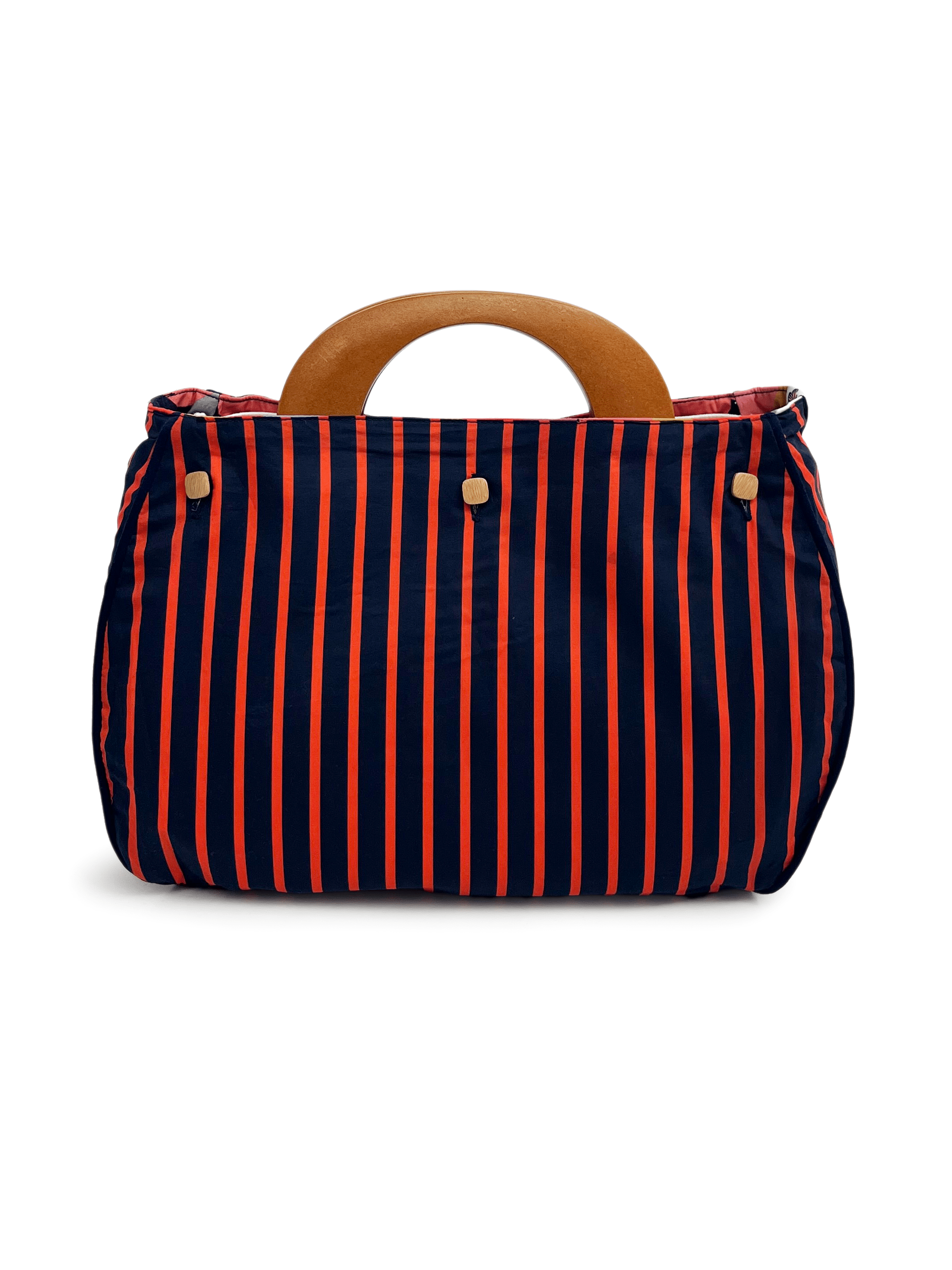 BAG COVER Promenade & Navy and Red Stripe - Lesley Evers-Accessories-birds-Bonnie cover